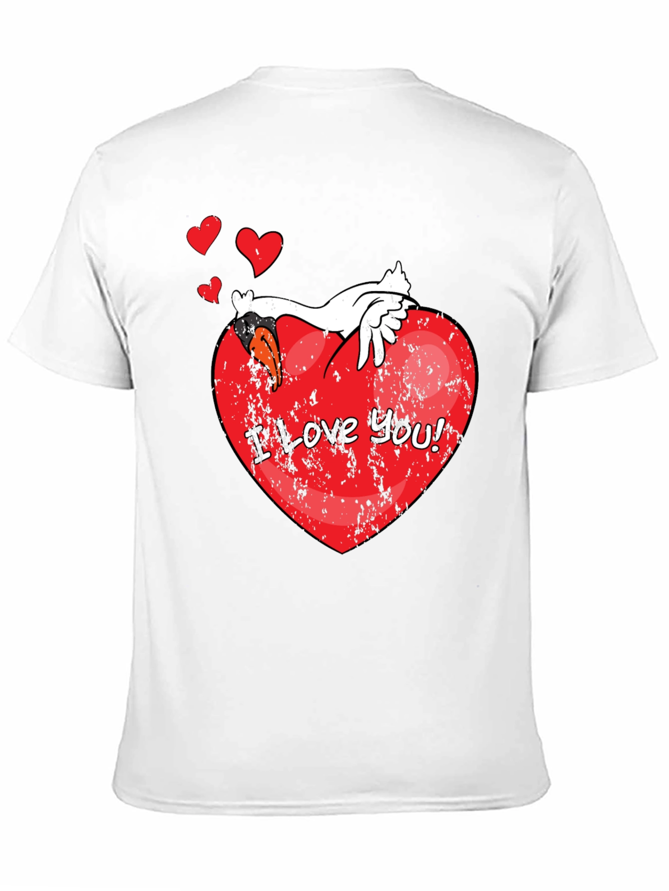 I Love You! Graphic Black T-Shirt