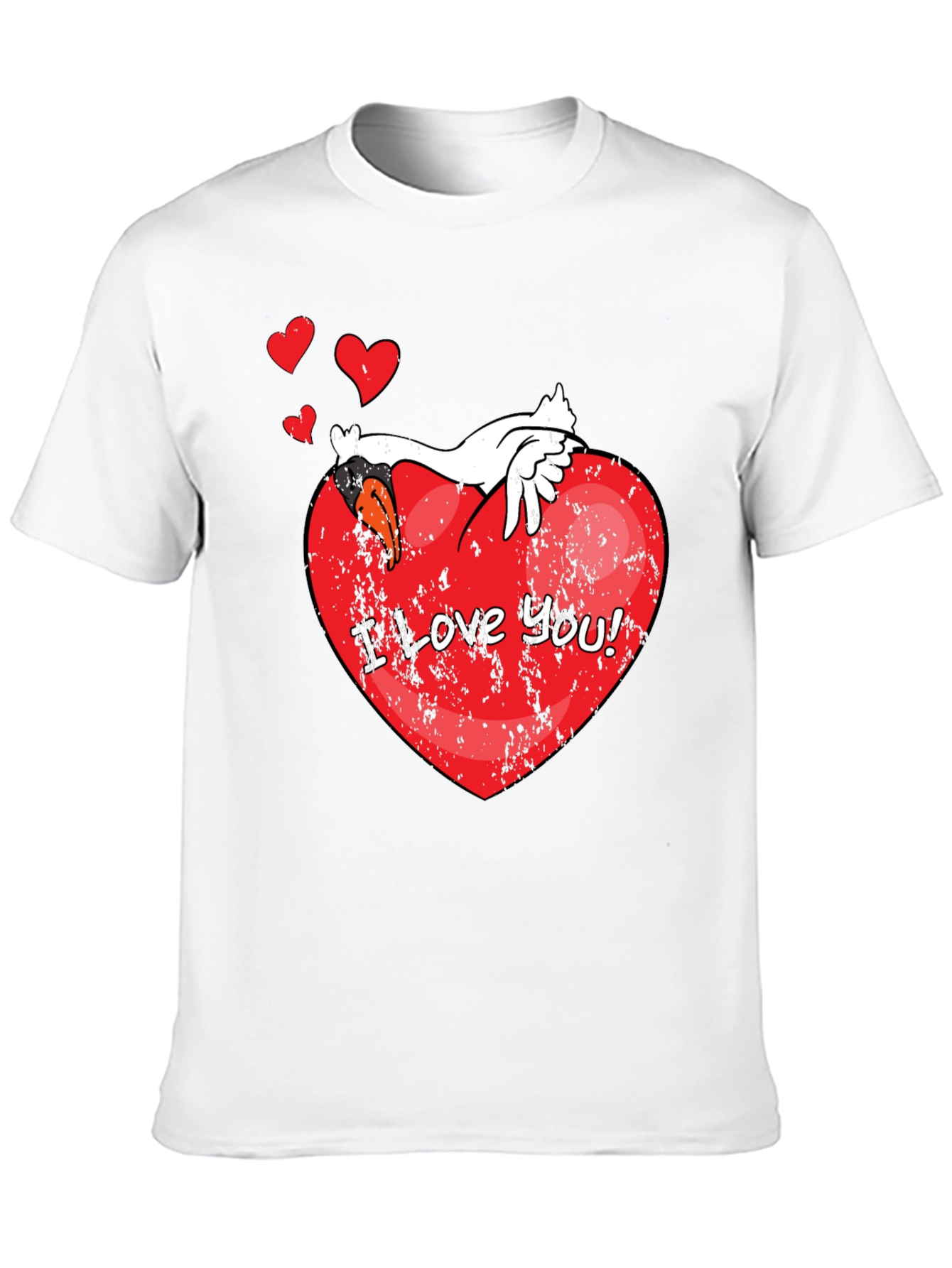 I Love You! Graphic Black T-Shirt