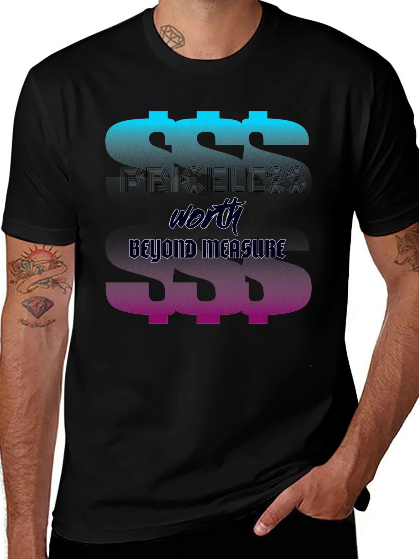Priceless Worth Graphic Tee - Beyond Measure