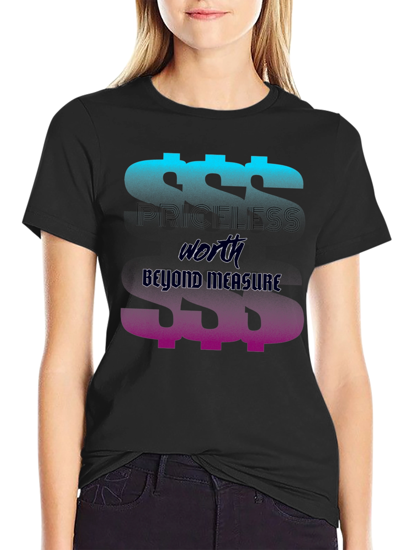 Priceless Worth Graphic Tee - Beyond Measure