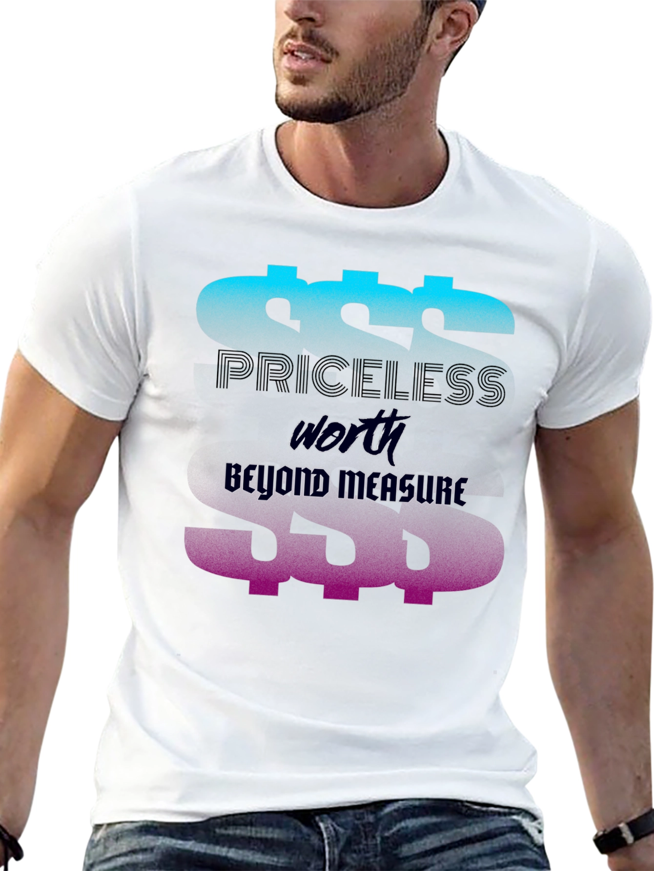 Priceless Worth Graphic Tee - Beyond Measure