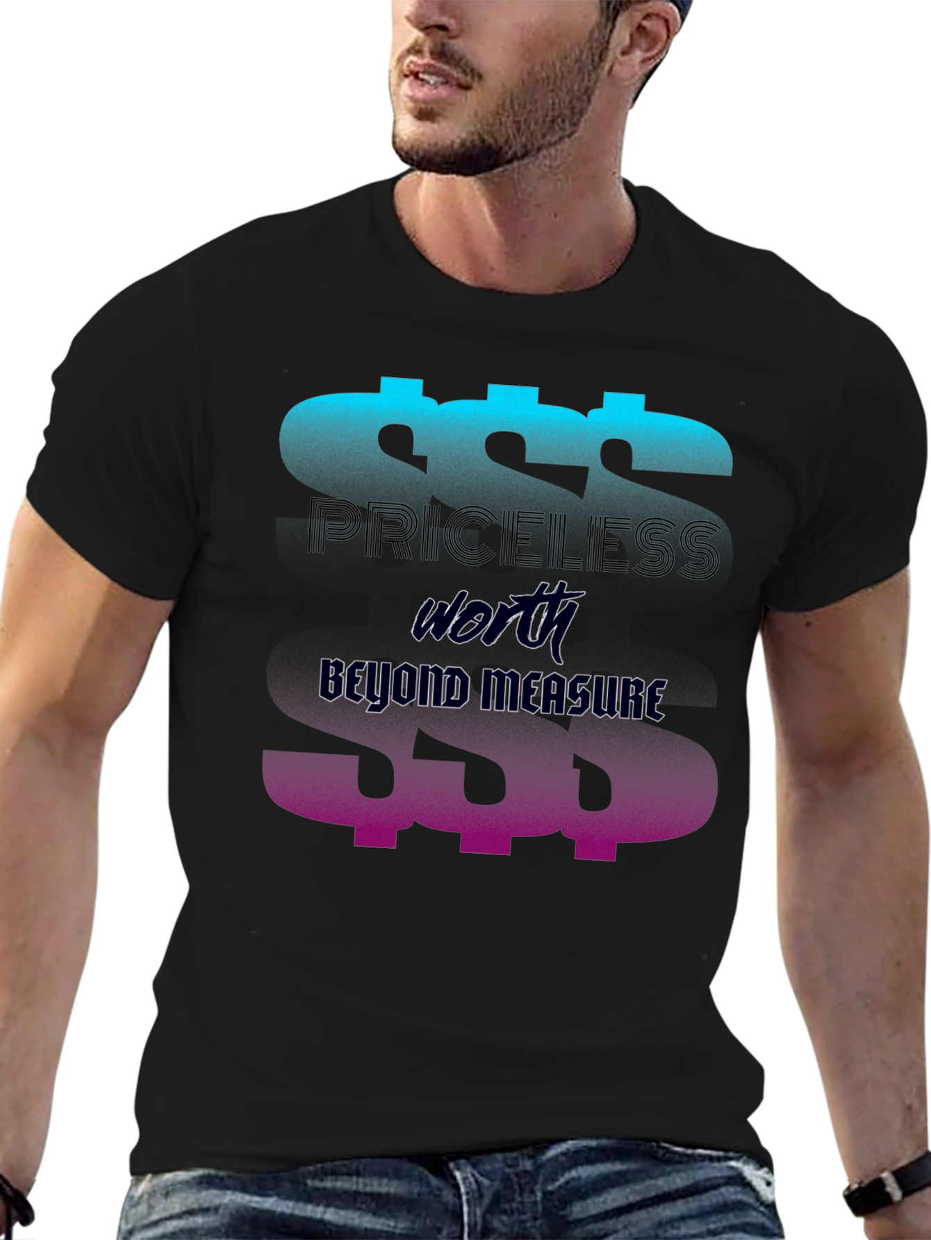 Priceless Worth Graphic Tee - Beyond Measure