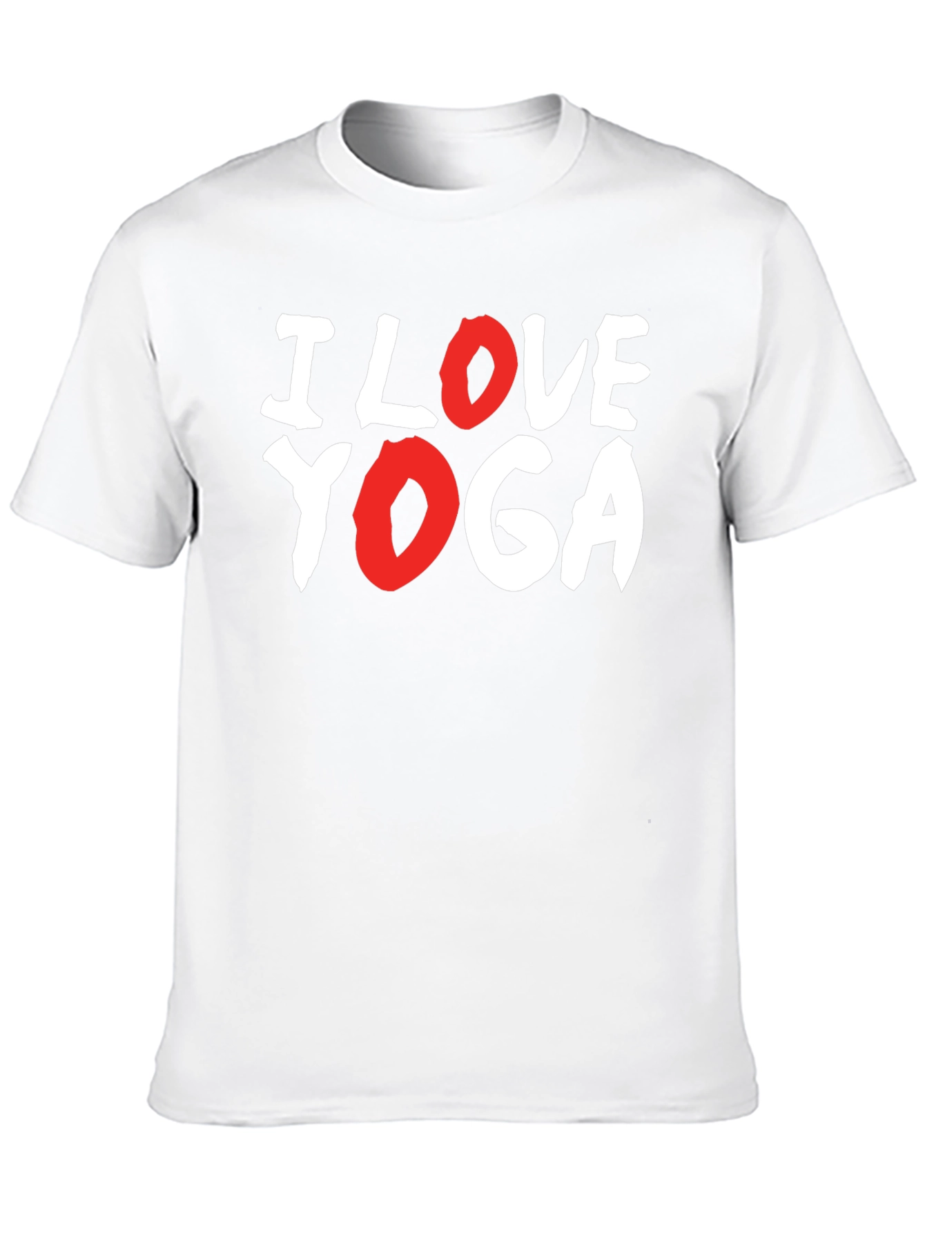 I Love Yoga T-Shirt - Black Cotton Tee