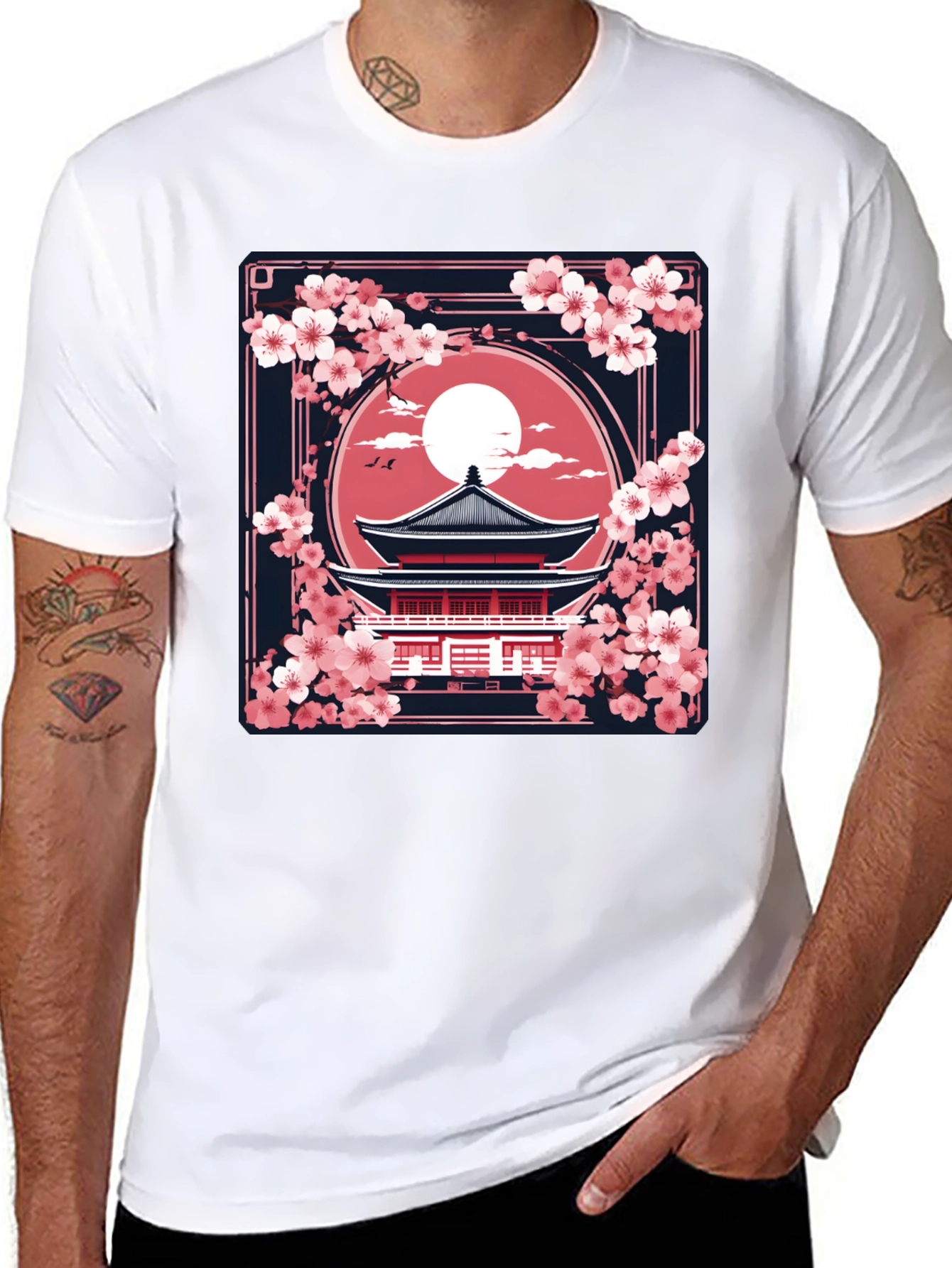 Sakura Temple Graphic Tee