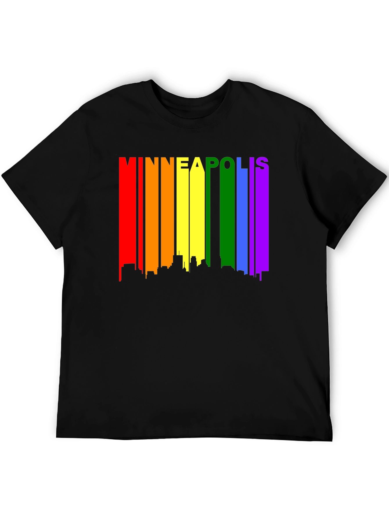 Minneapolis LGBTQ Pride T-Shirt - Black