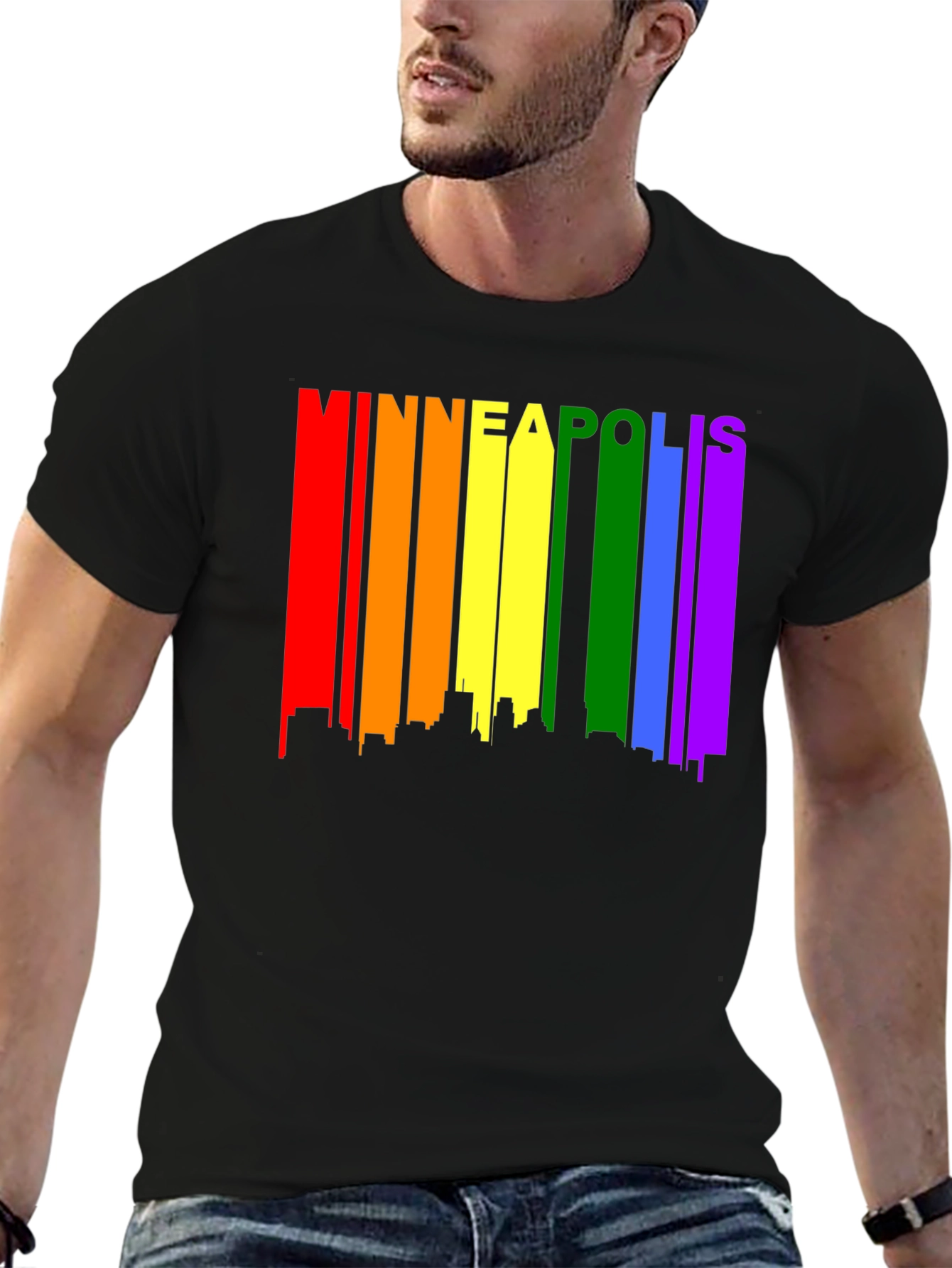 Minneapolis LGBTQ Pride T-Shirt - Black
