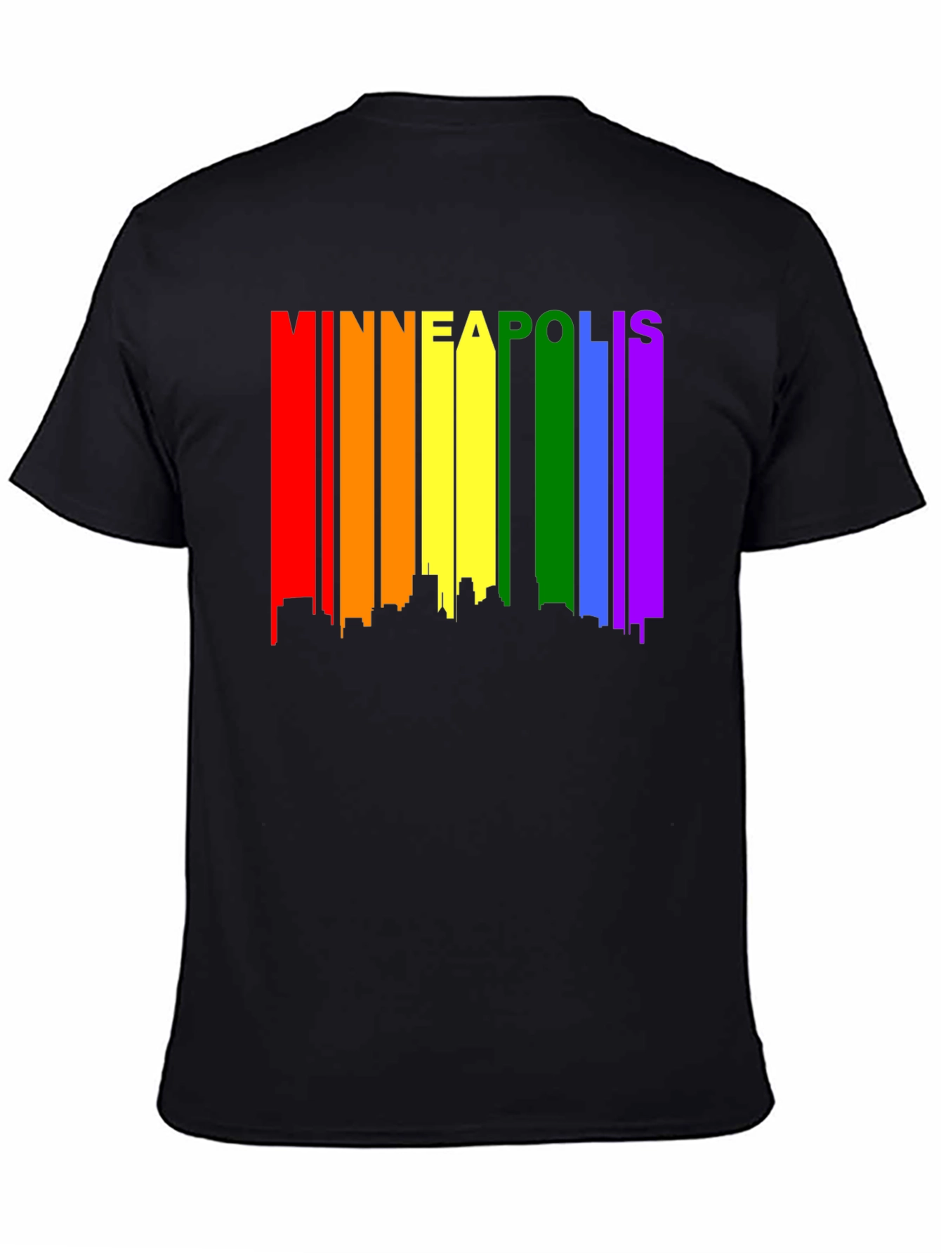Minneapolis LGBTQ Pride T-Shirt - Black