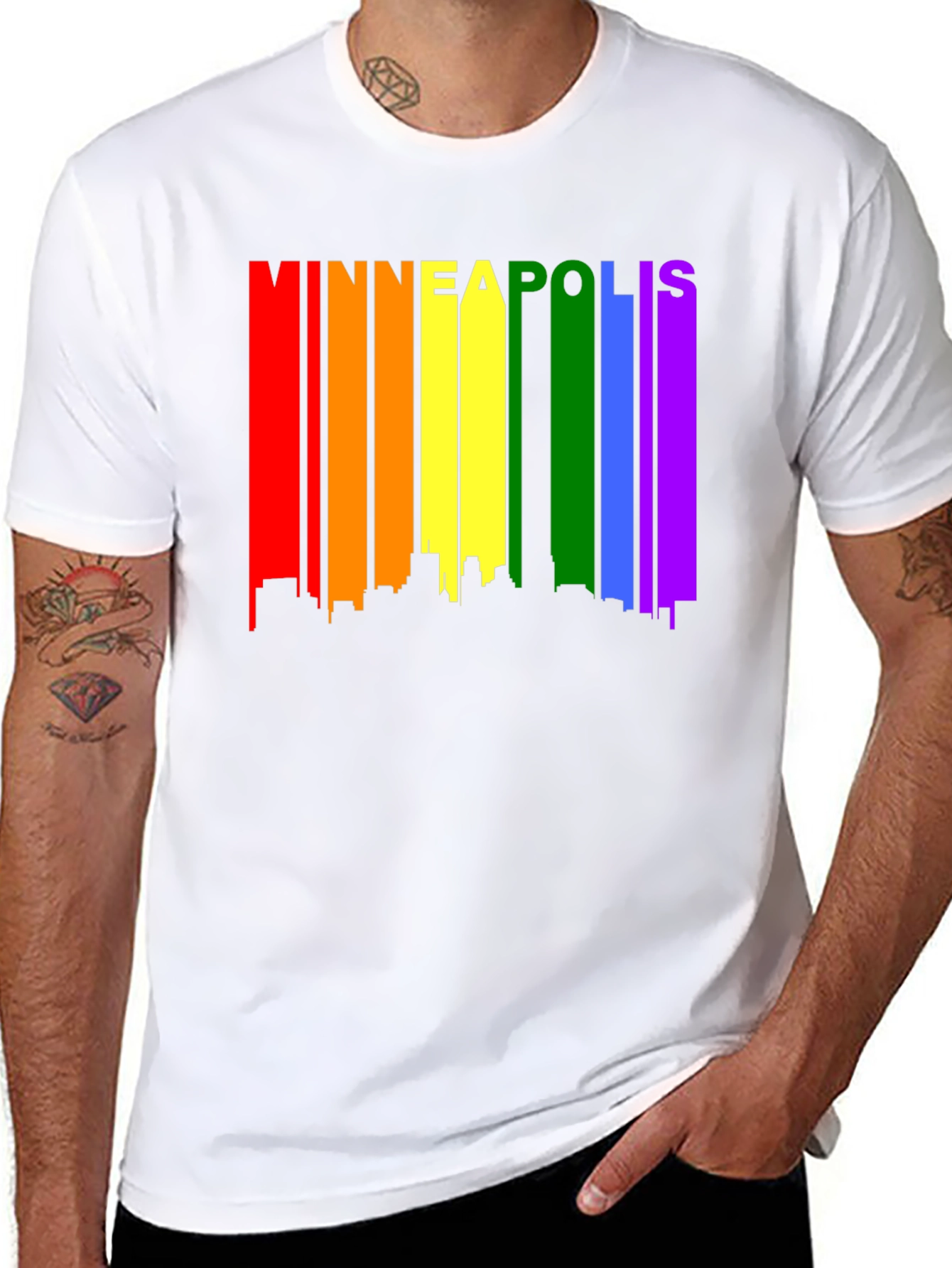 Minneapolis LGBTQ Pride T-Shirt - Black