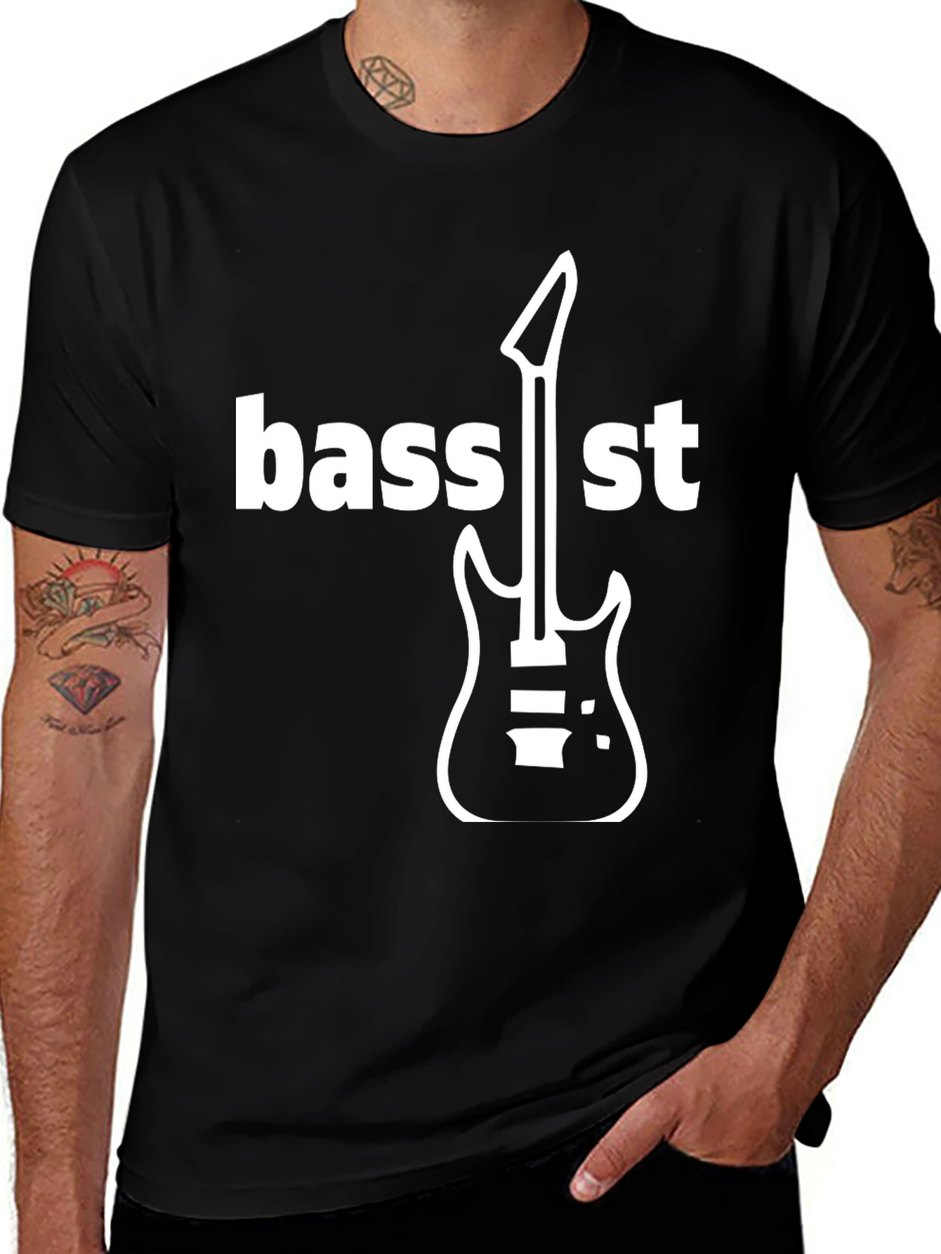 Bass Guitar T-Shirt - Music Lover Tee