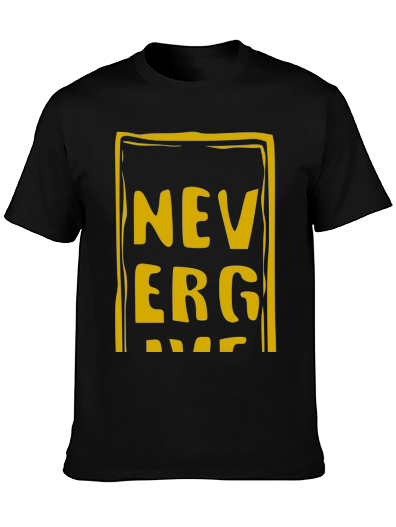 Never Give Up T-Shirt - Bold Graphic Tee