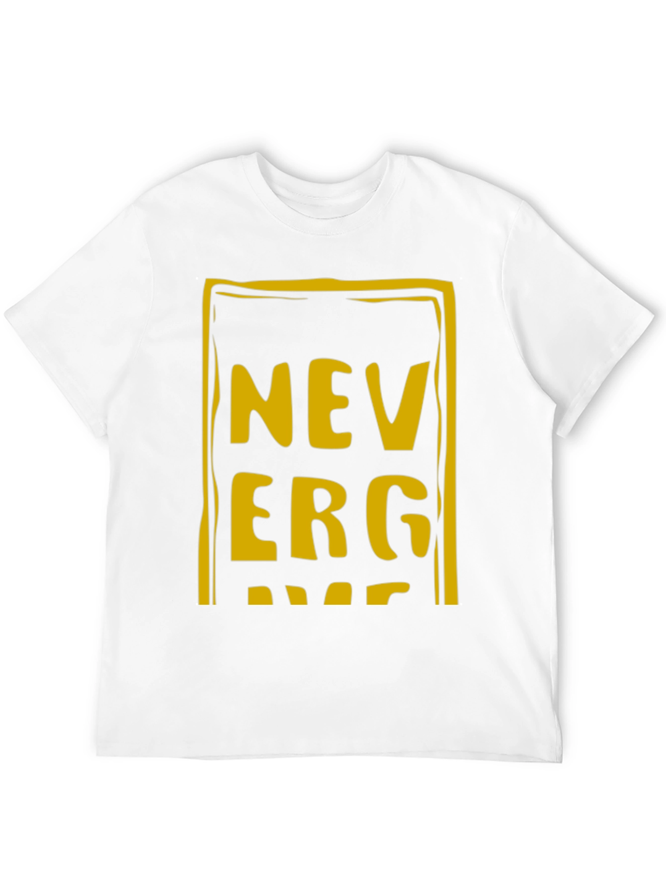 Never Give Up T-Shirt - Bold Graphic Tee