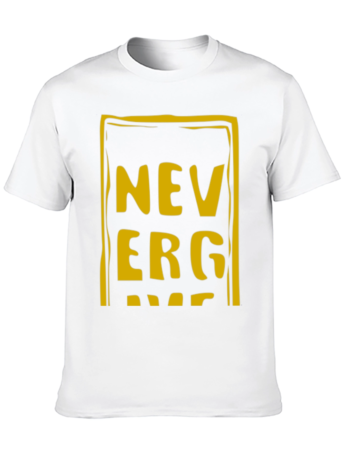 Never Give Up T-Shirt - Bold Graphic Tee