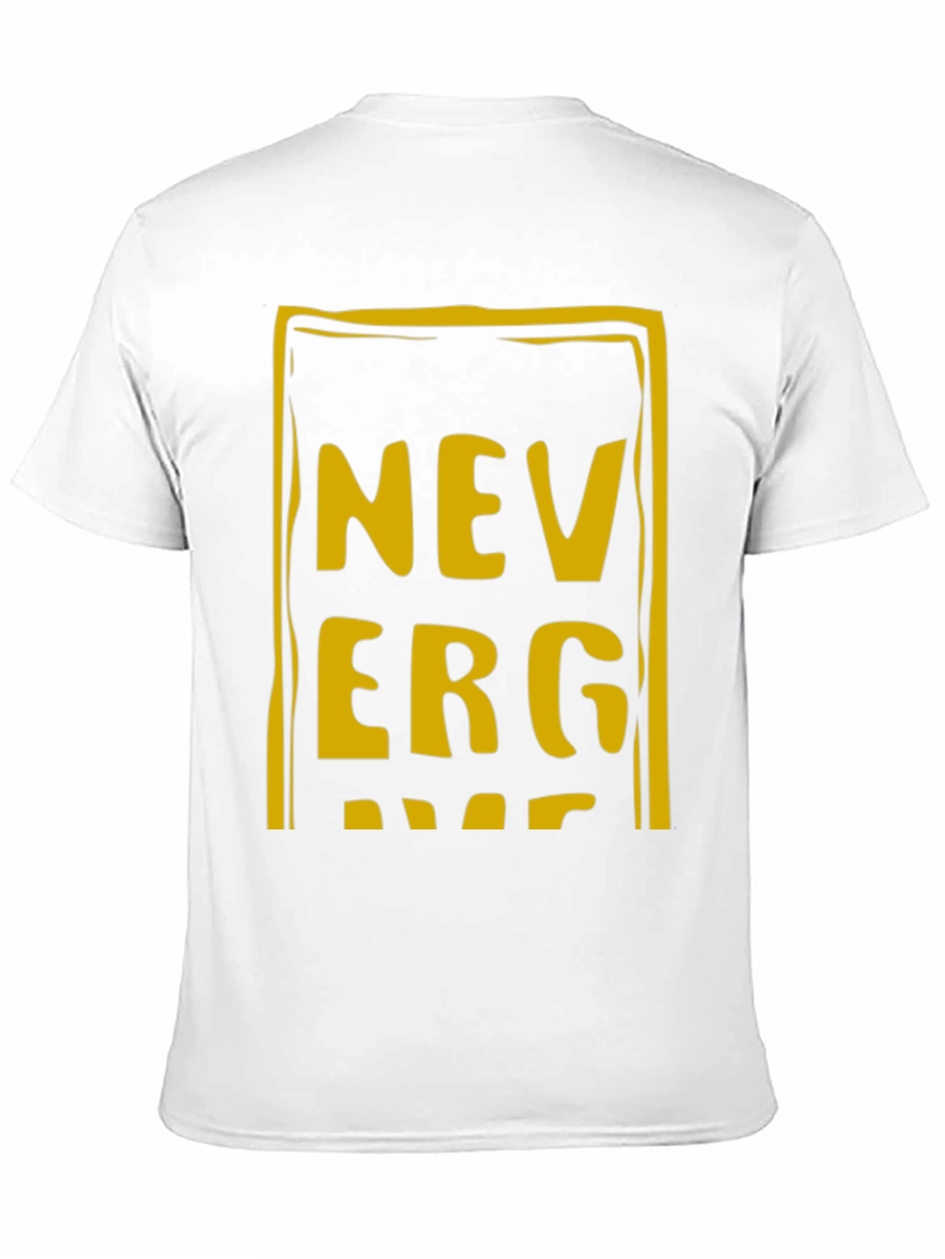 Never Give Up T-Shirt - Bold Graphic Tee