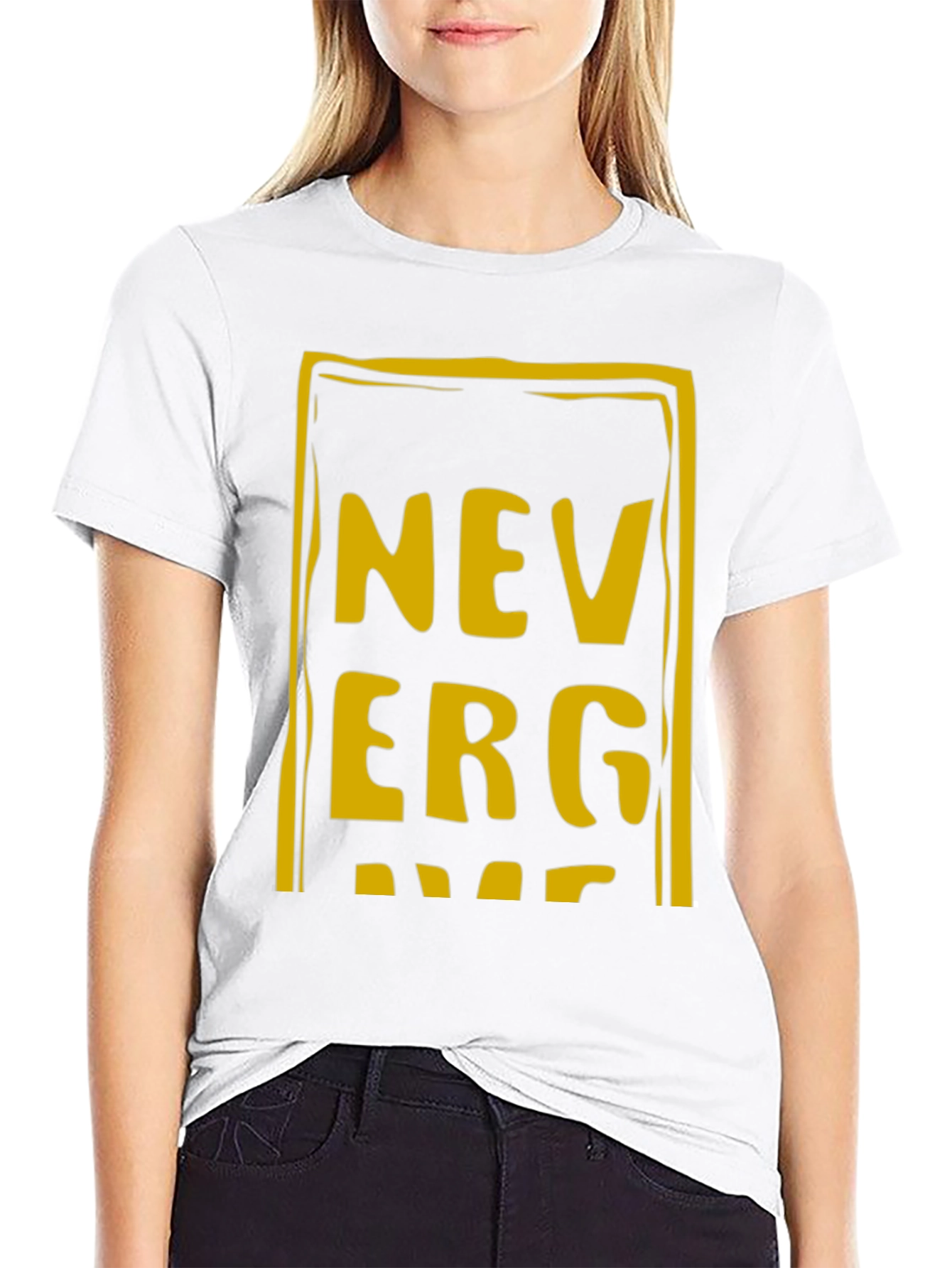 Never Give Up T-Shirt - Bold Graphic Tee