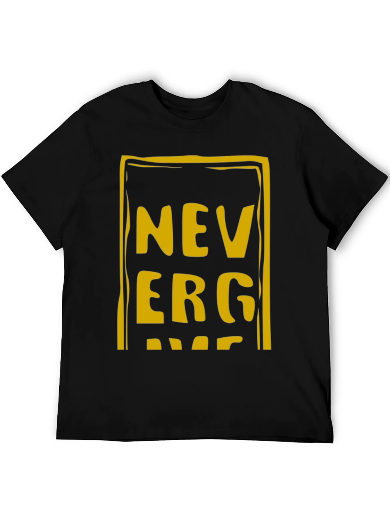 Never Give Up T-Shirt - Bold Graphic Tee