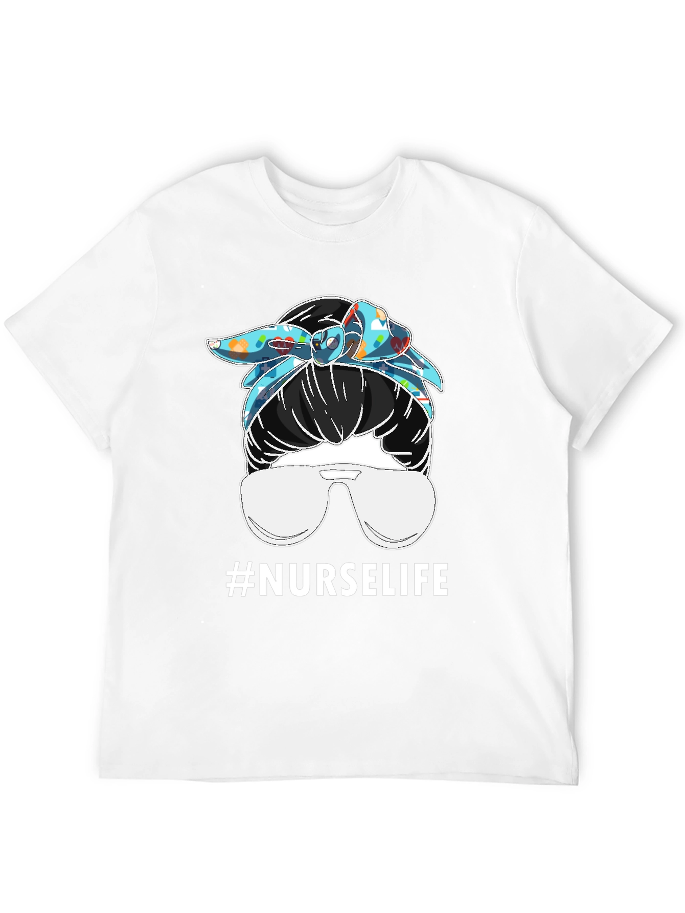 Nurse Life Messy Bun T-Shirt