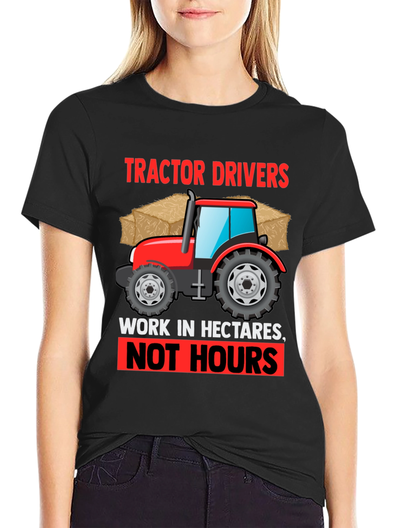 Tractor Driver Hectares T-Shirt - Farm Life Apparel