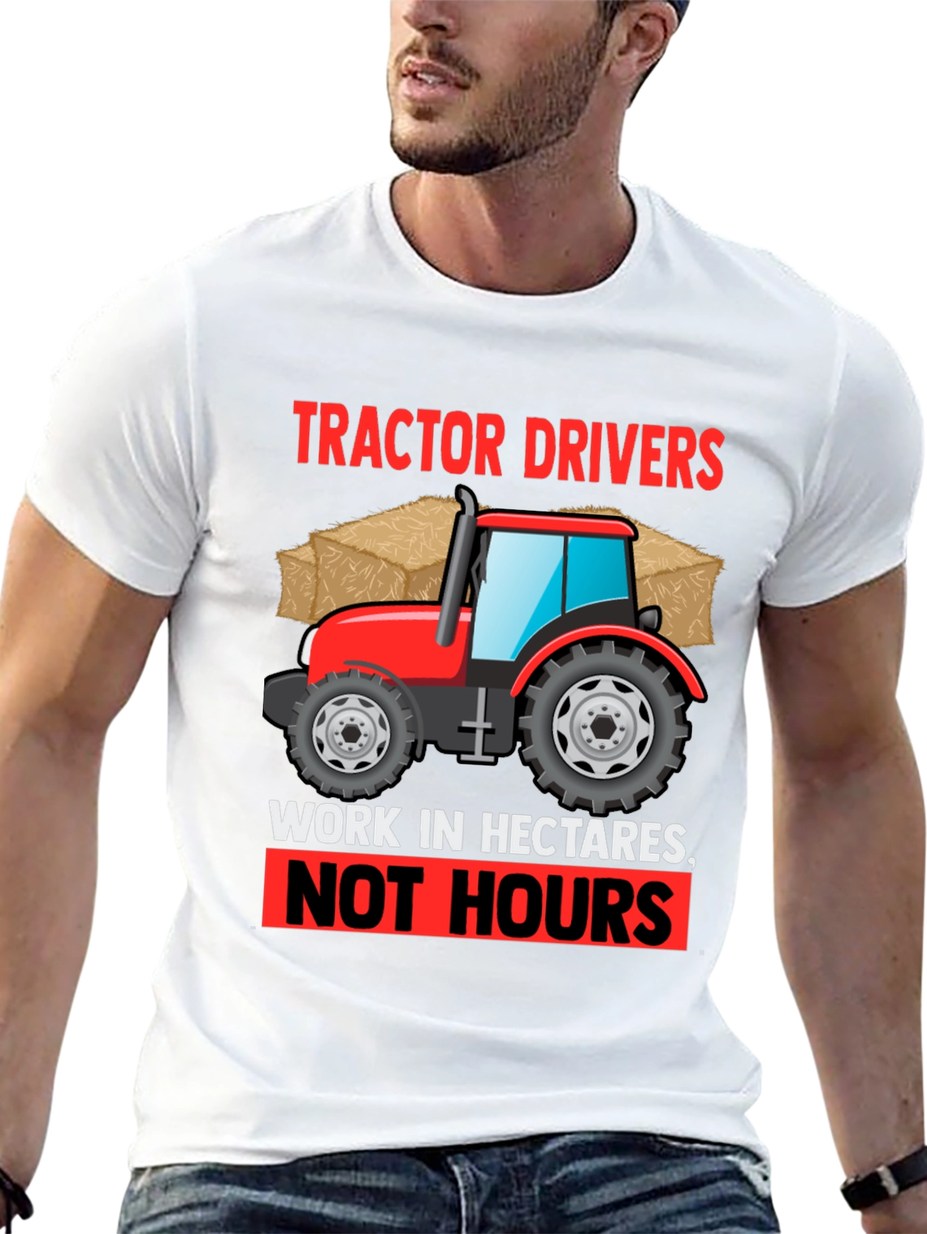 Tractor Driver Hectares T-Shirt - Farm Life Apparel