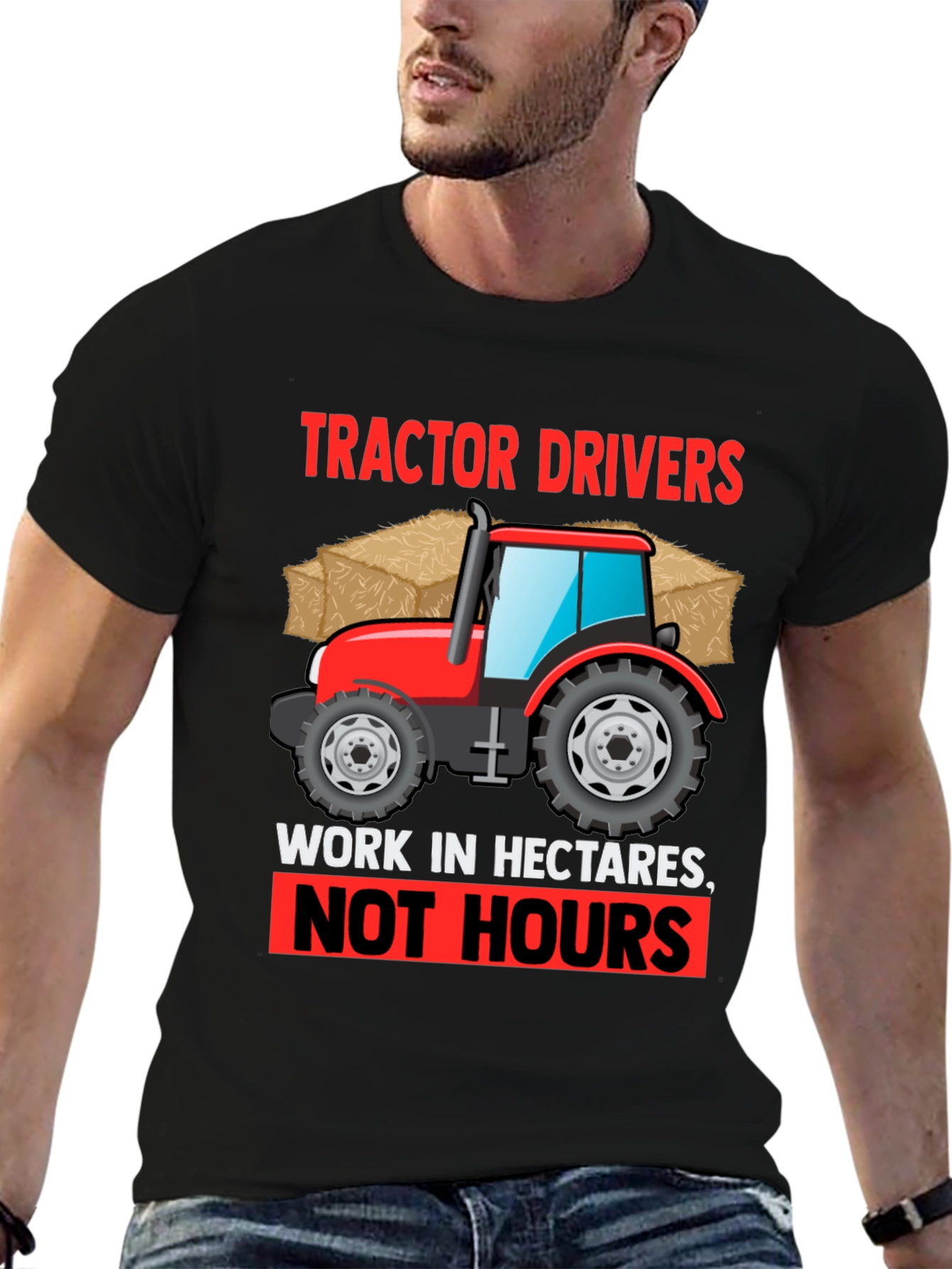Tractor Driver Hectares T-Shirt - Farm Life Apparel