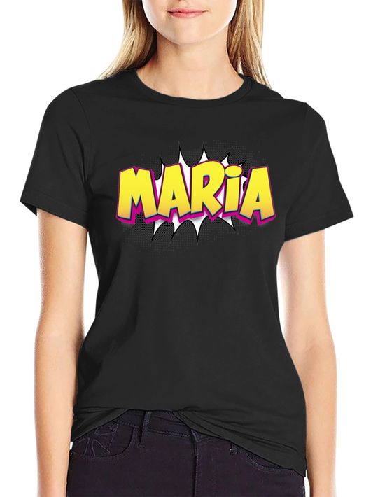 Maria Pop Art Custom T-Shirt