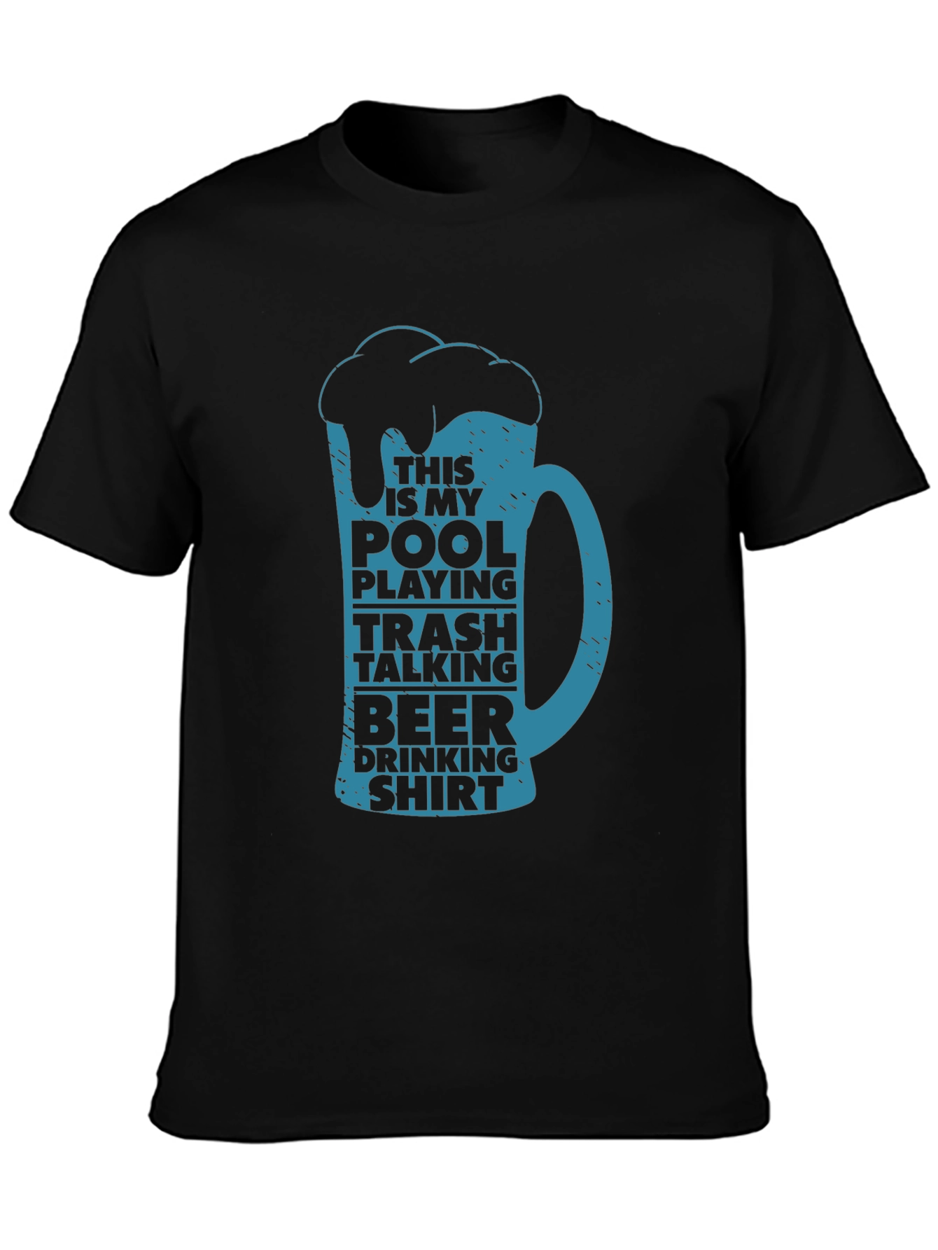 Pool Playing Beer Drinking T-Shirt
