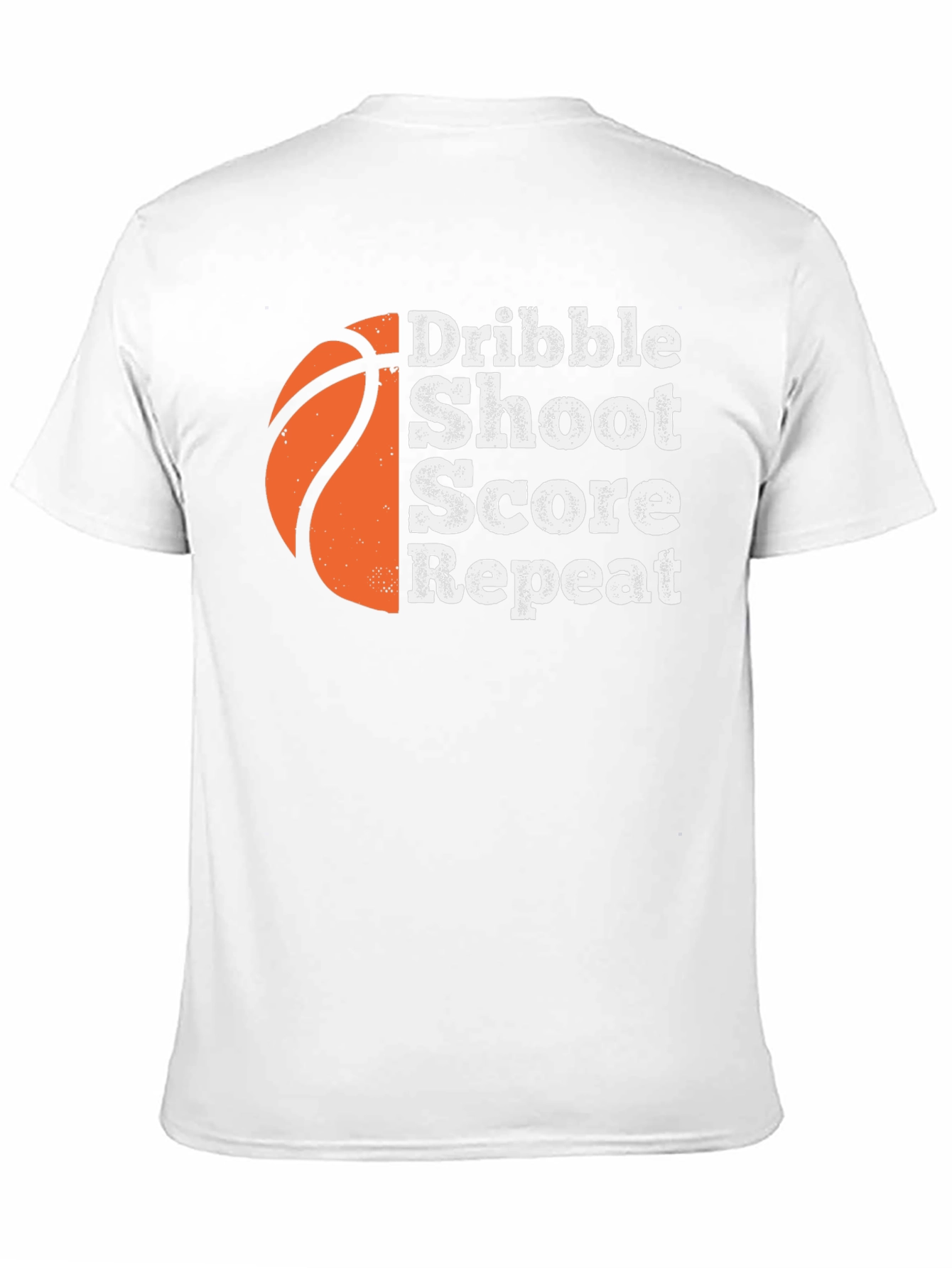 Dribble Shoot Score Repeat Basketball T-Shirt