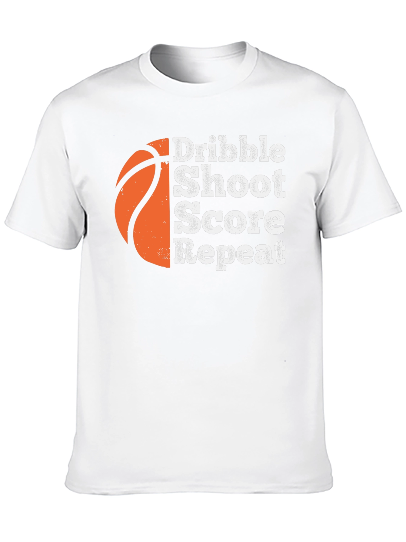 Dribble Shoot Score Repeat Basketball T-Shirt