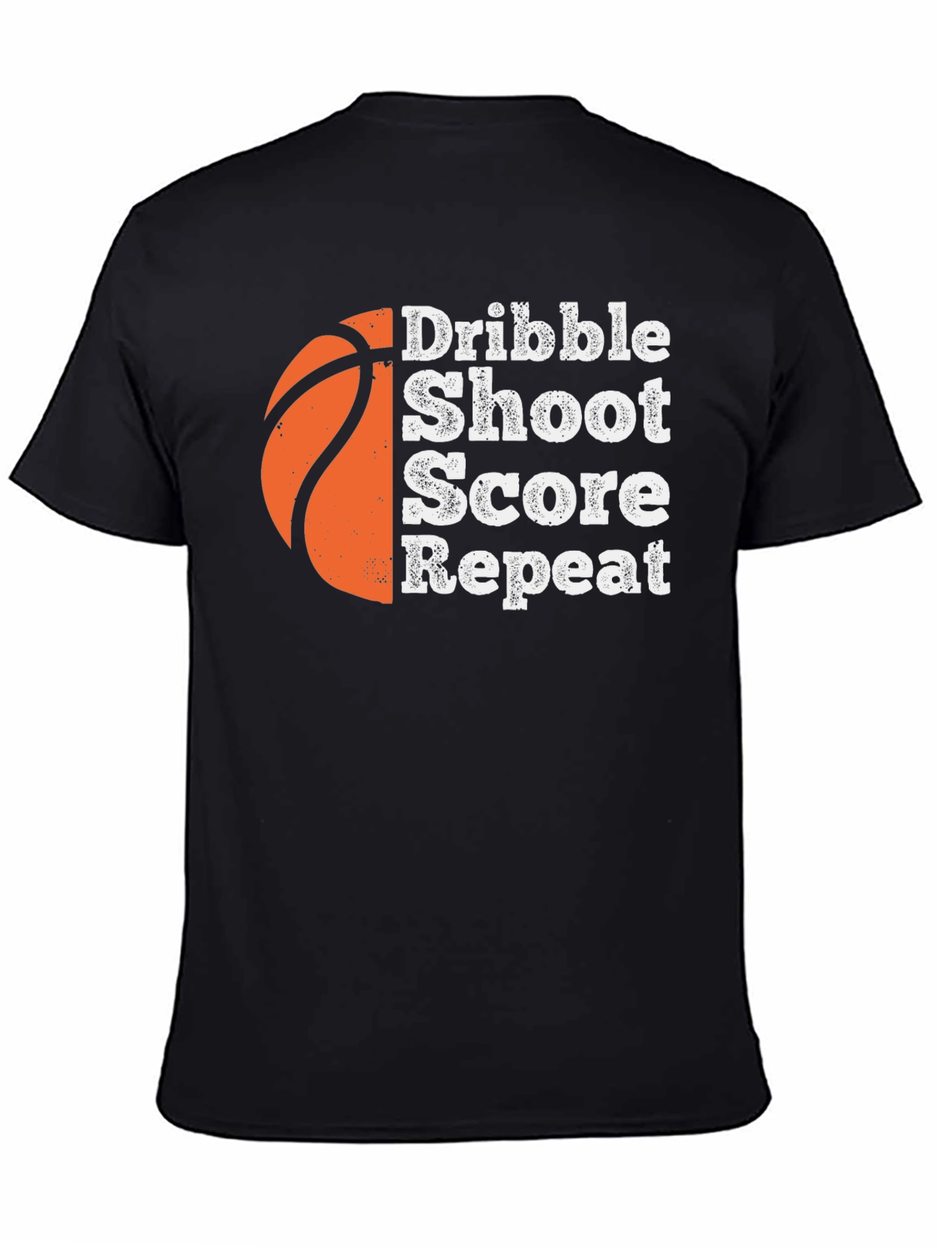 Dribble Shoot Score Repeat Basketball T-Shirt
