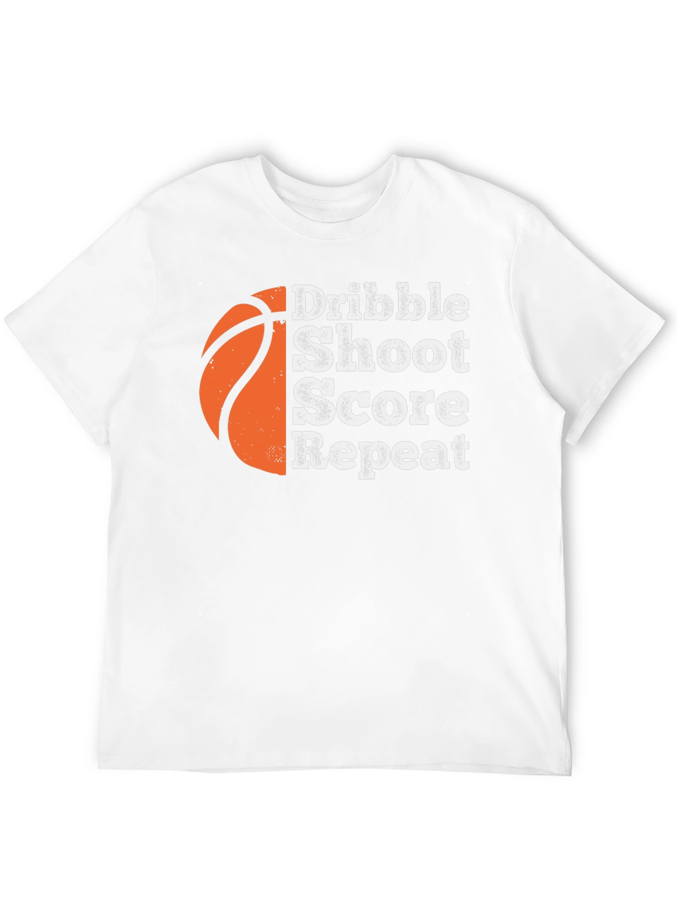 Dribble Shoot Score Repeat Basketball T-Shirt