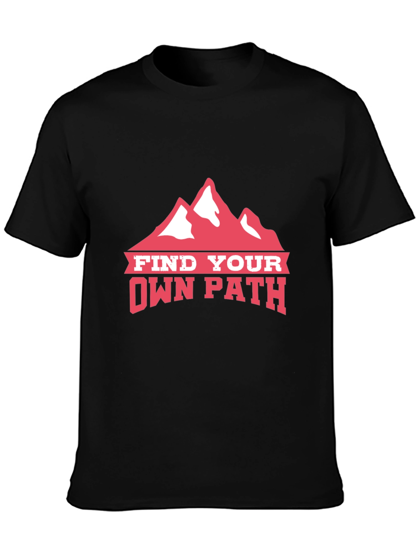 Find Your Own Path Tee - Mountain Graphic T-Shirt