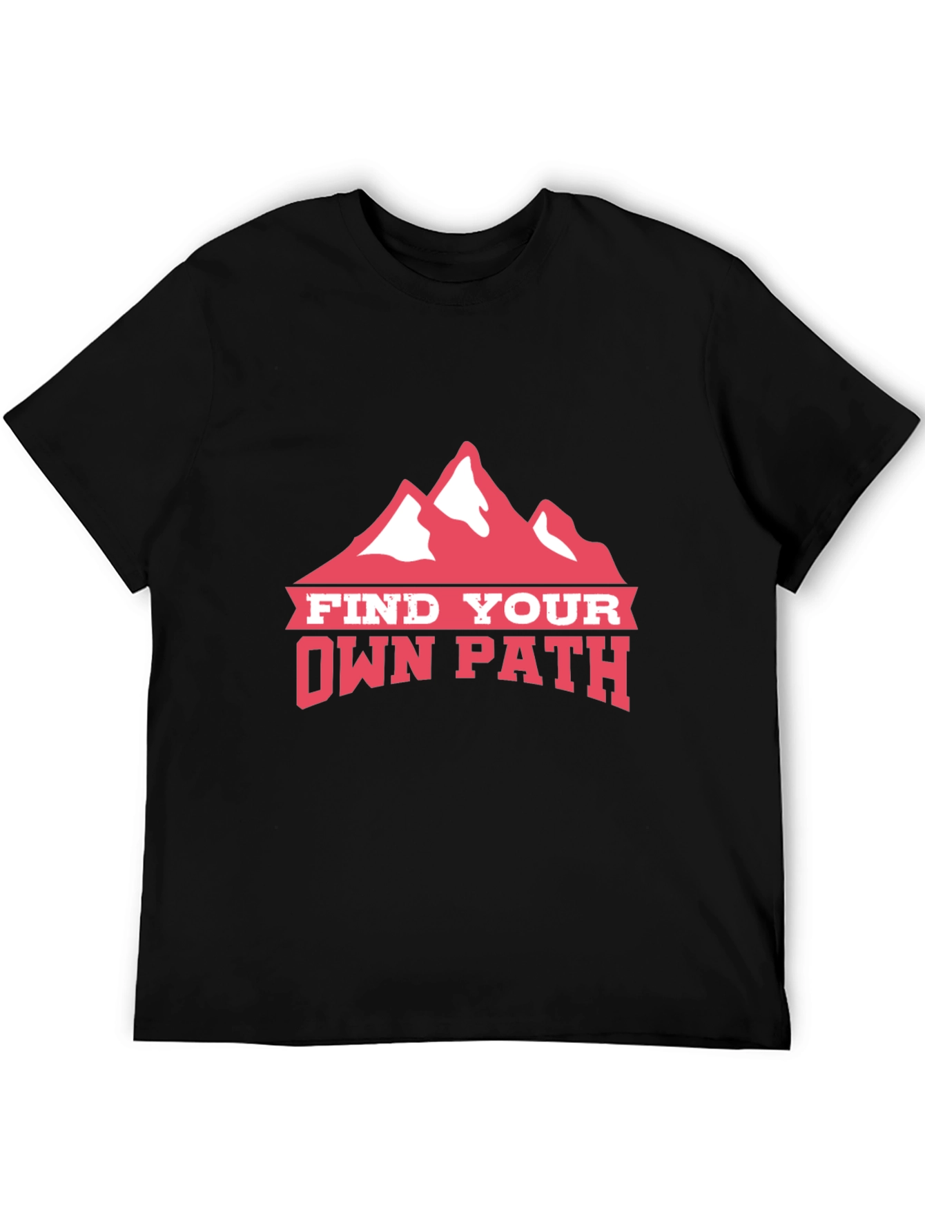 Find Your Own Path Tee - Mountain Graphic T-Shirt