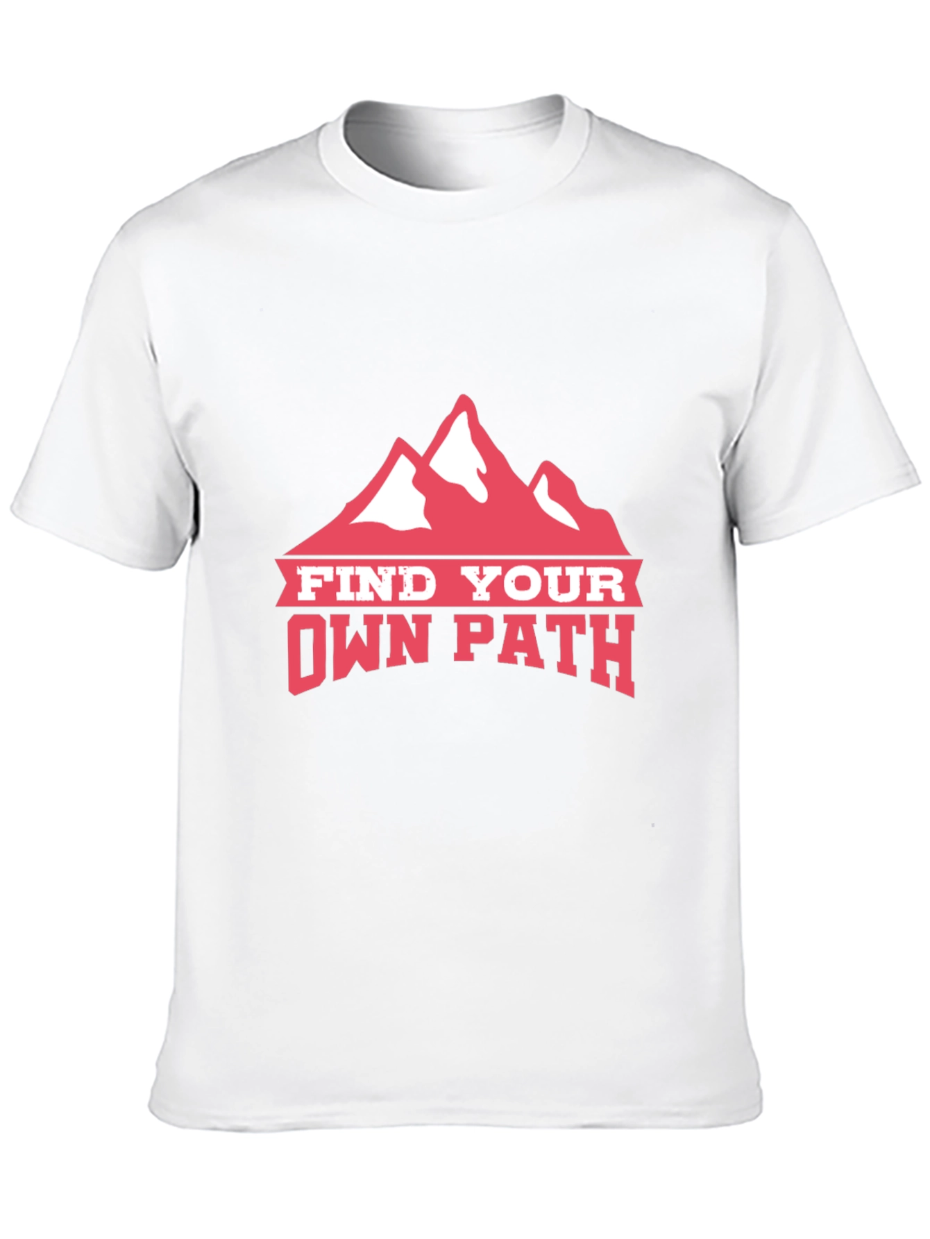 Find Your Own Path Tee - Mountain Graphic T-Shirt