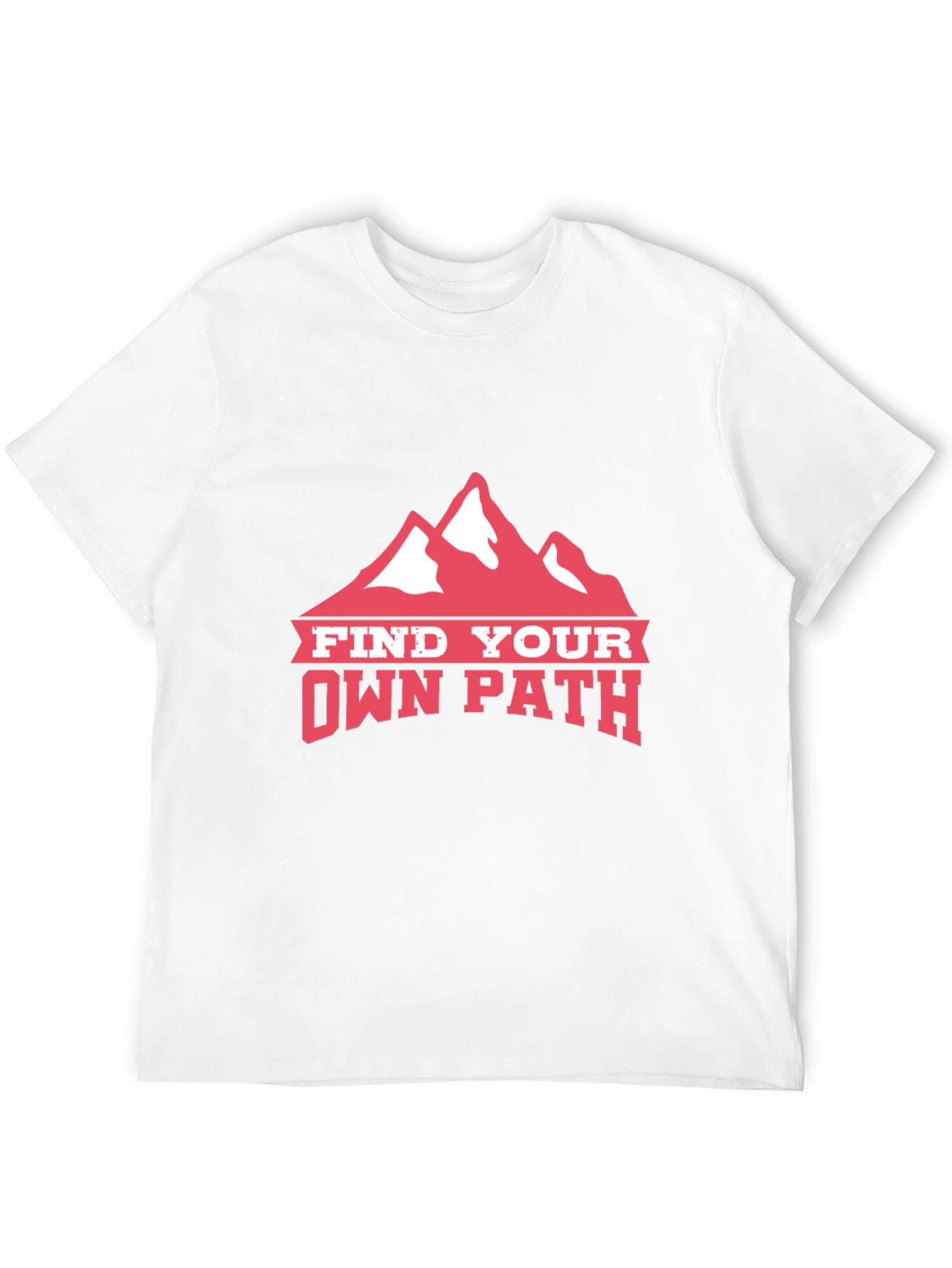 Find Your Own Path Tee - Mountain Graphic T-Shirt