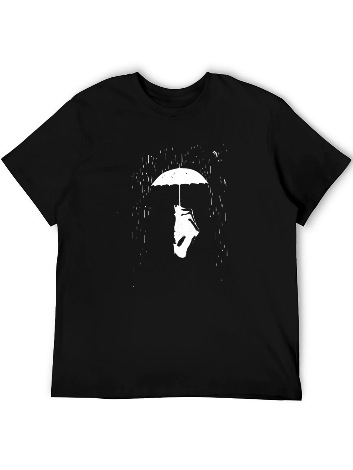 Umbrella Man Black Graphic Tee