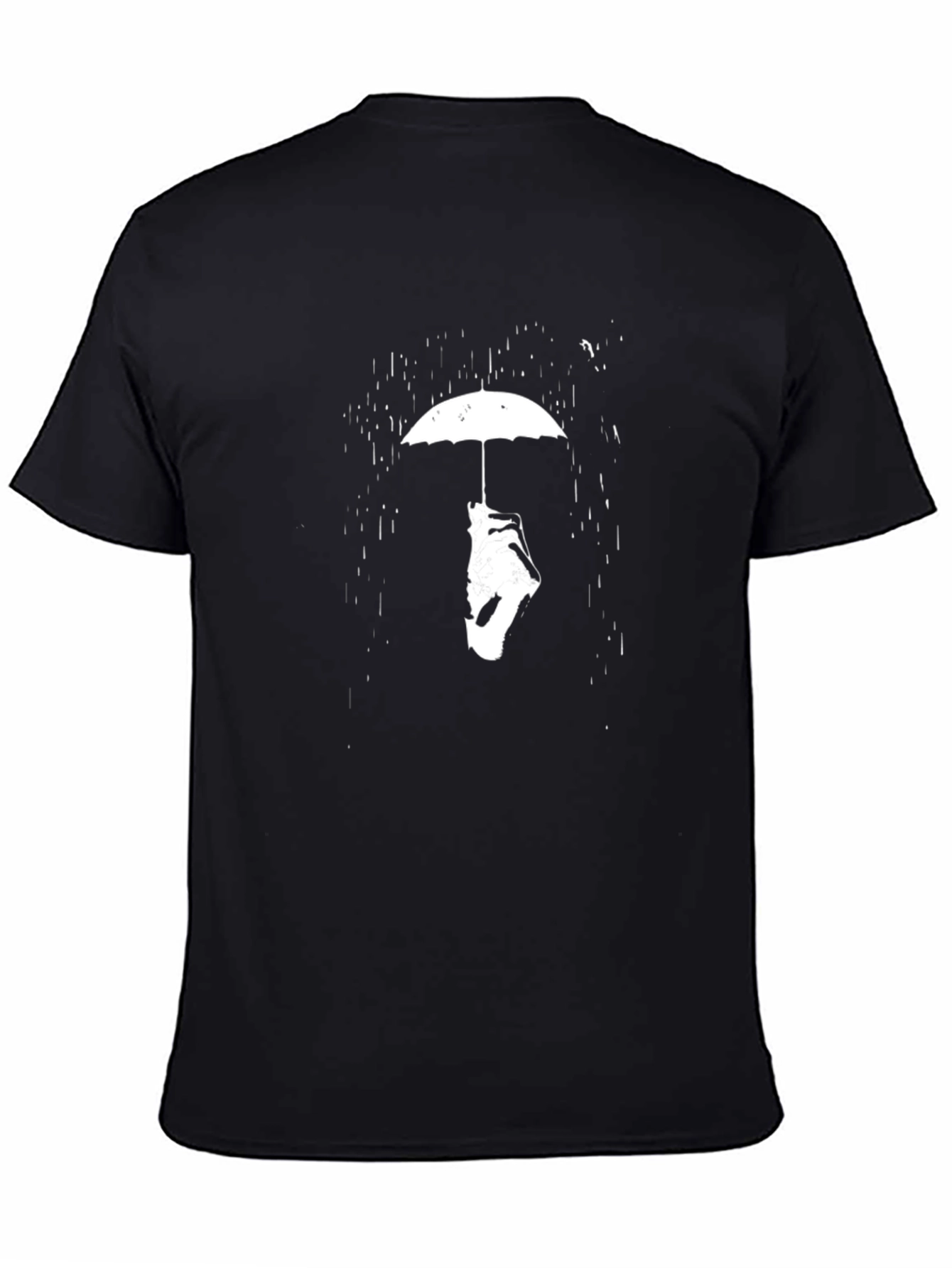 Umbrella Man Black Graphic Tee