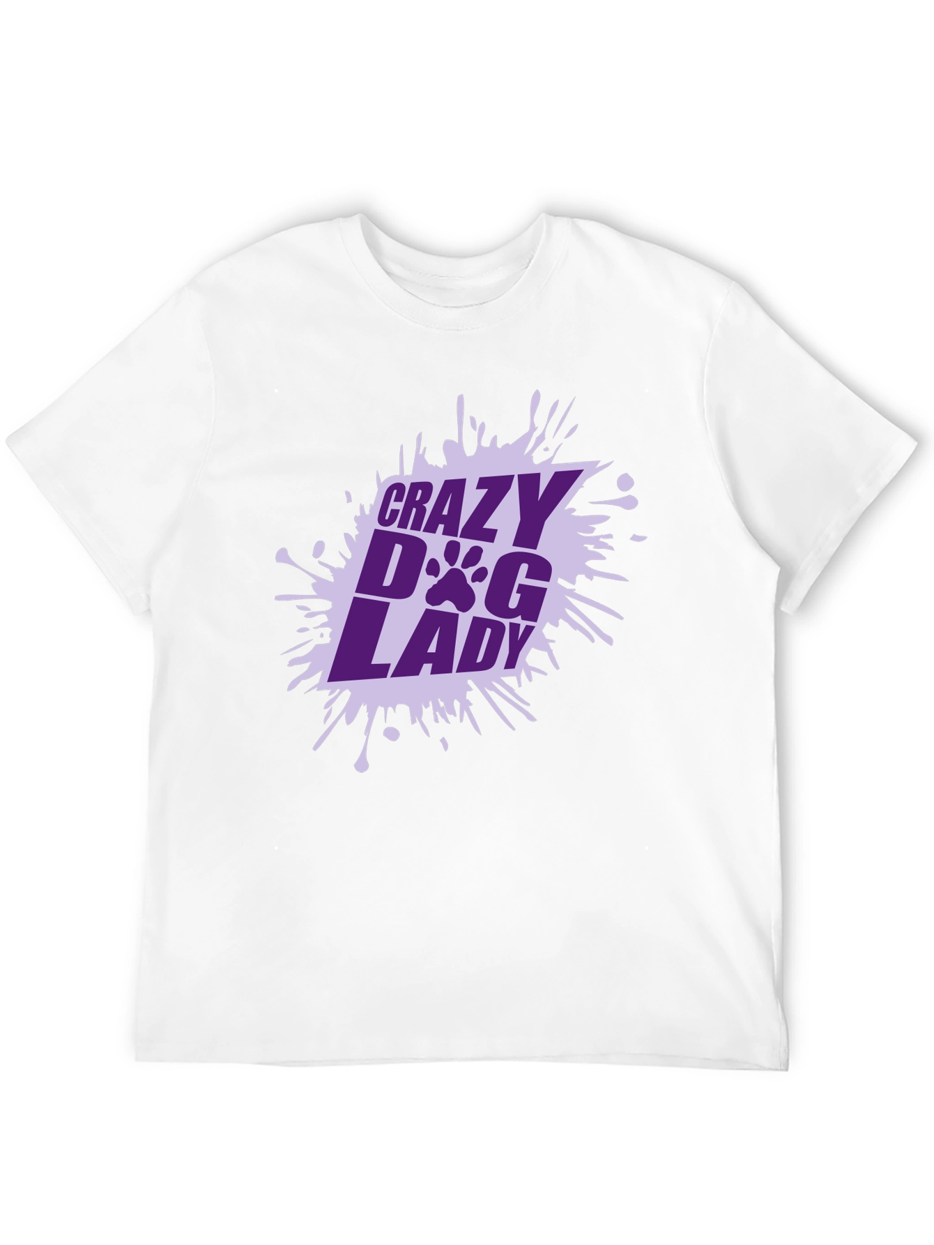 Crazy Dog Lady T-Shirt - Unique Graphic Tee