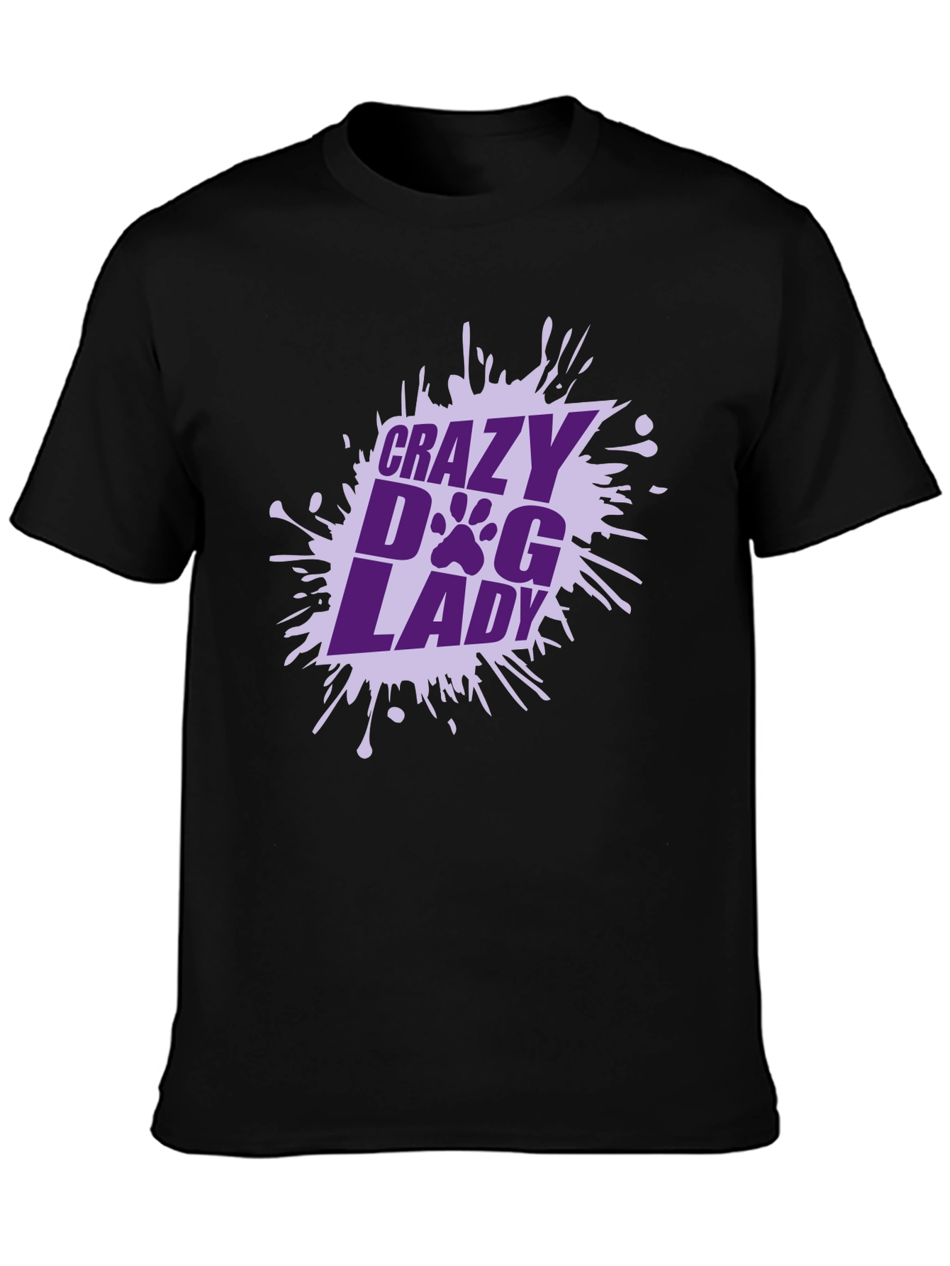 Crazy Dog Lady T-Shirt - Unique Graphic Tee