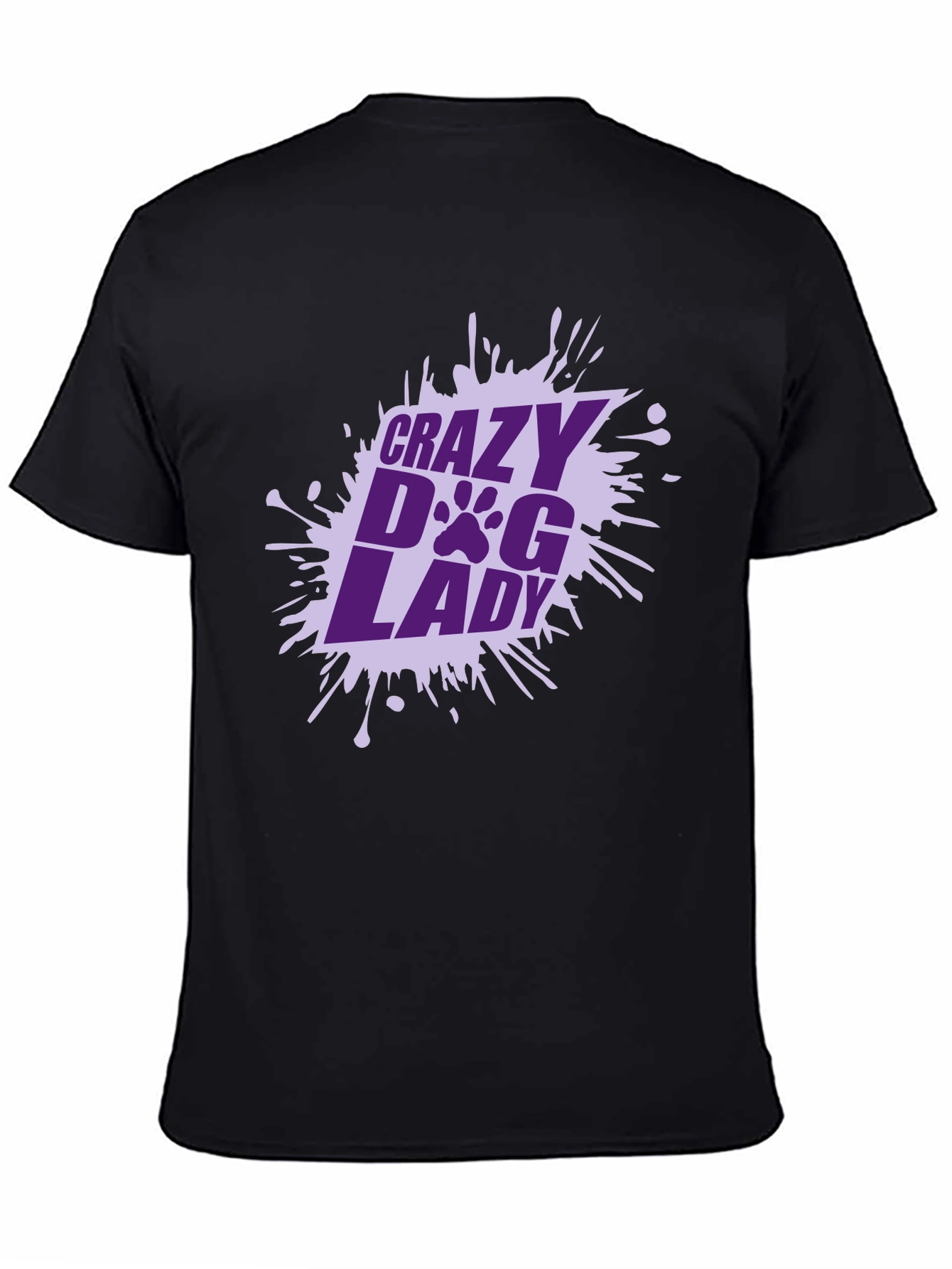 Crazy Dog Lady T-Shirt - Unique Graphic Tee
