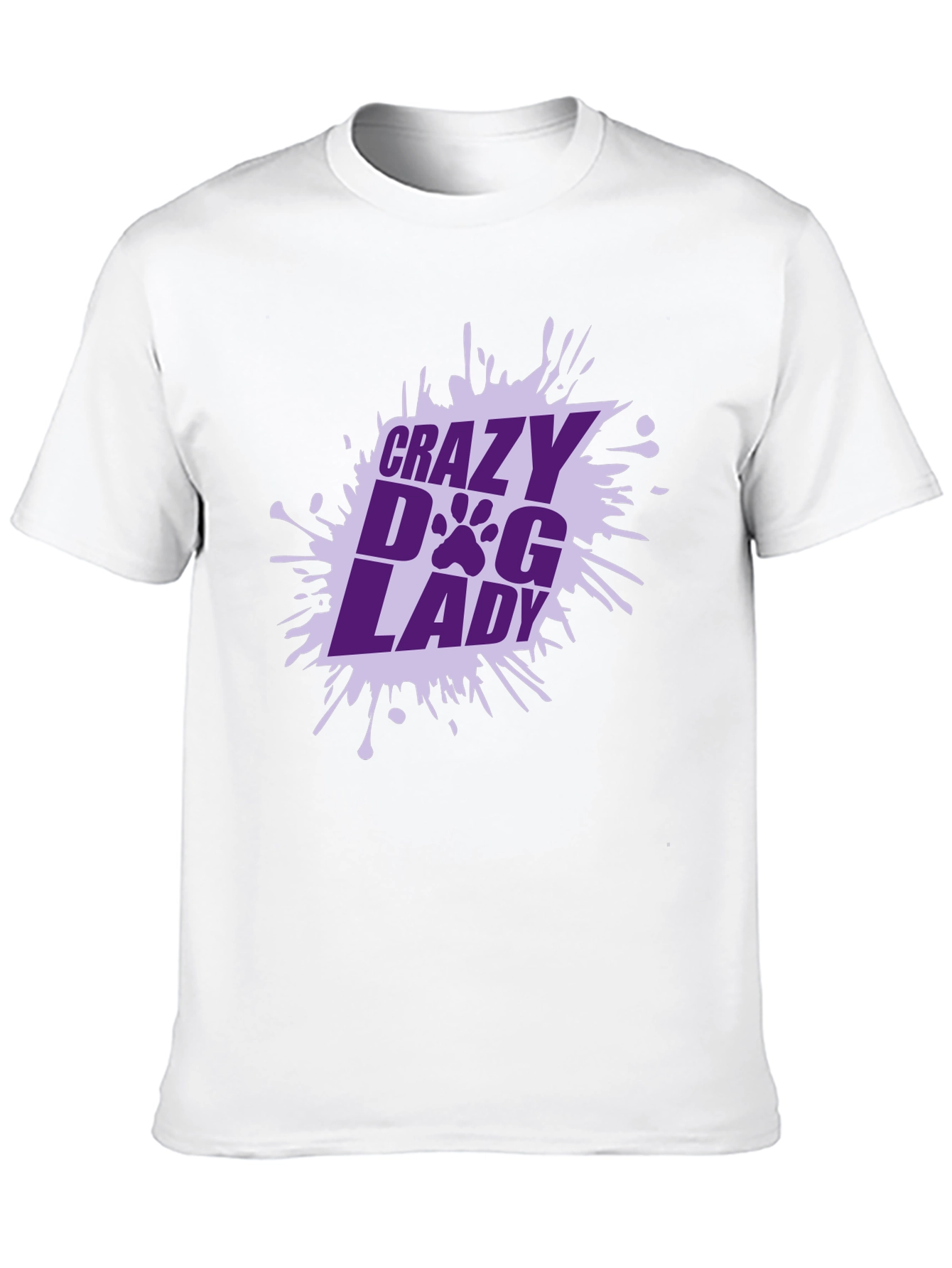 Crazy Dog Lady T-Shirt - Unique Graphic Tee