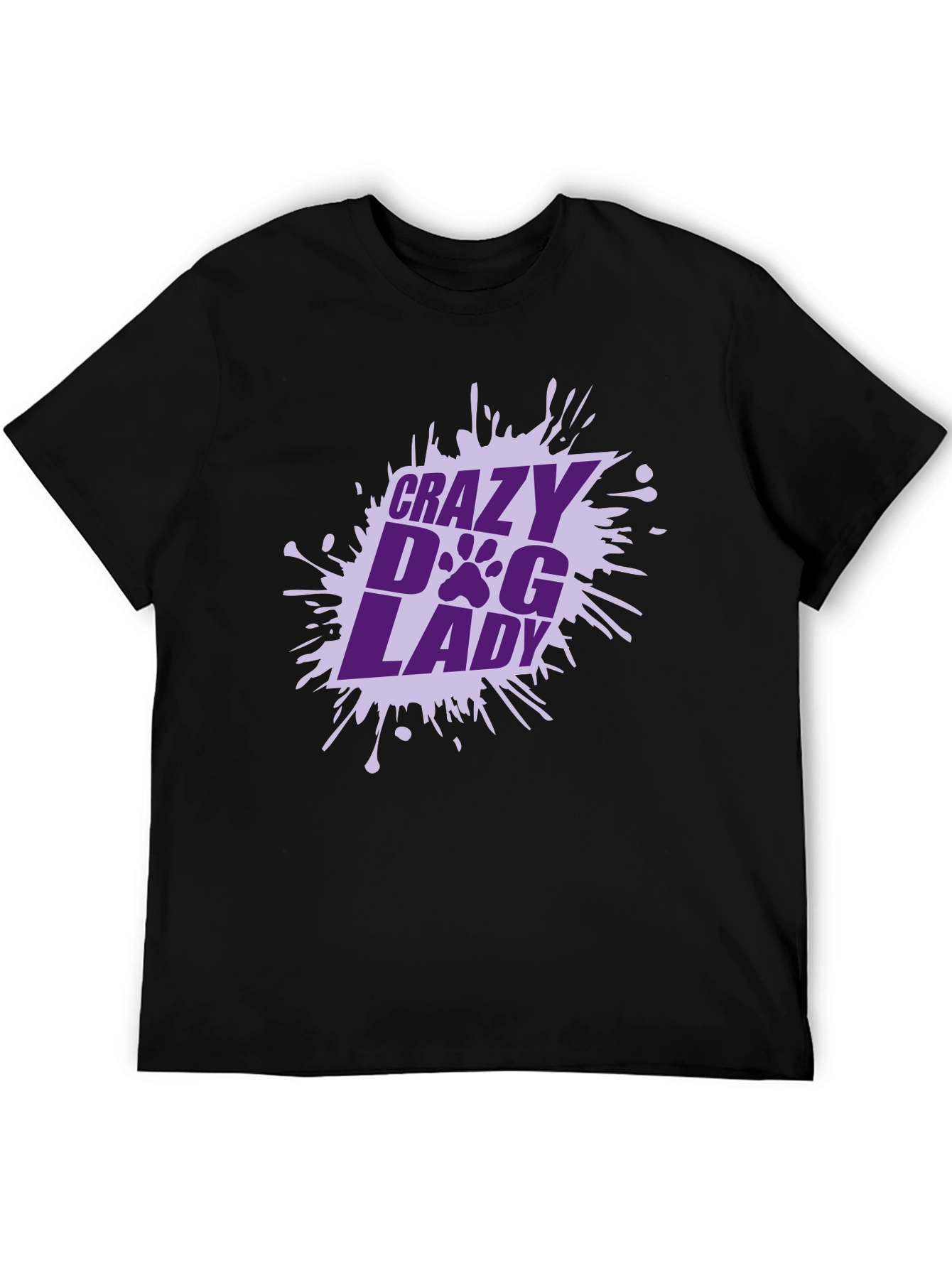Crazy Dog Lady T-Shirt - Unique Graphic Tee