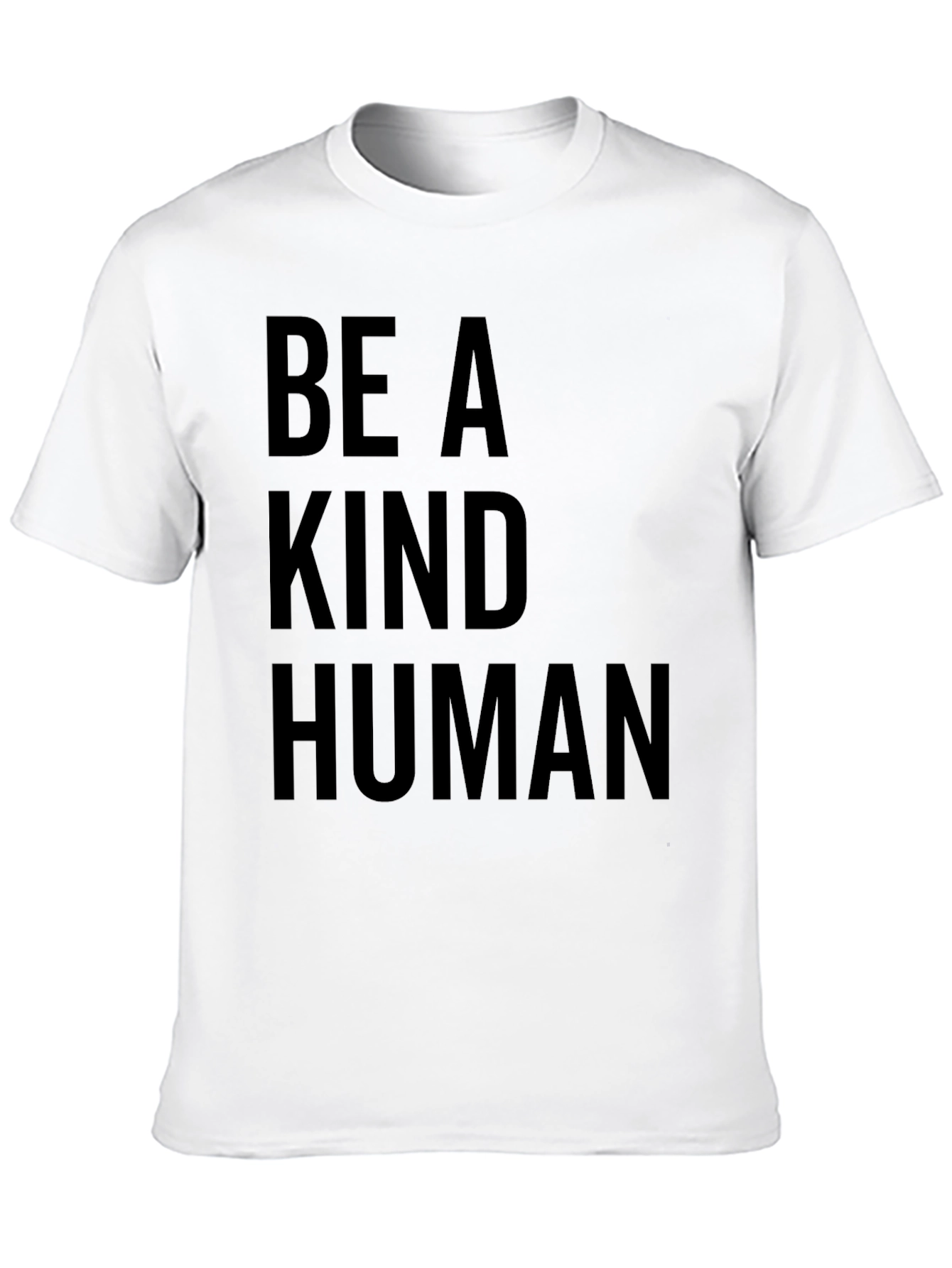 Be A Kind Human T-Shirt - Black Graphic Tee