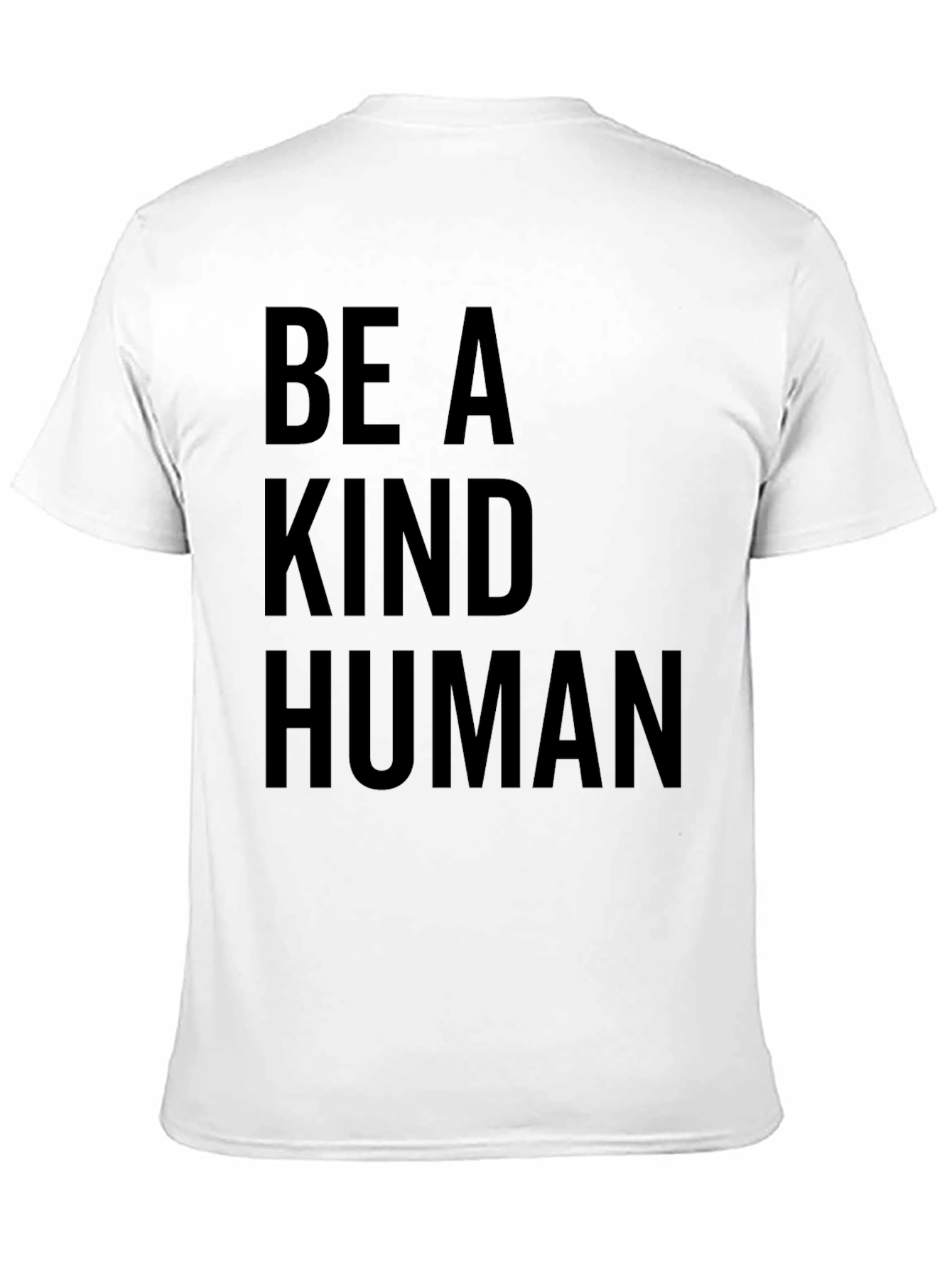 Be A Kind Human T-Shirt - Black Graphic Tee