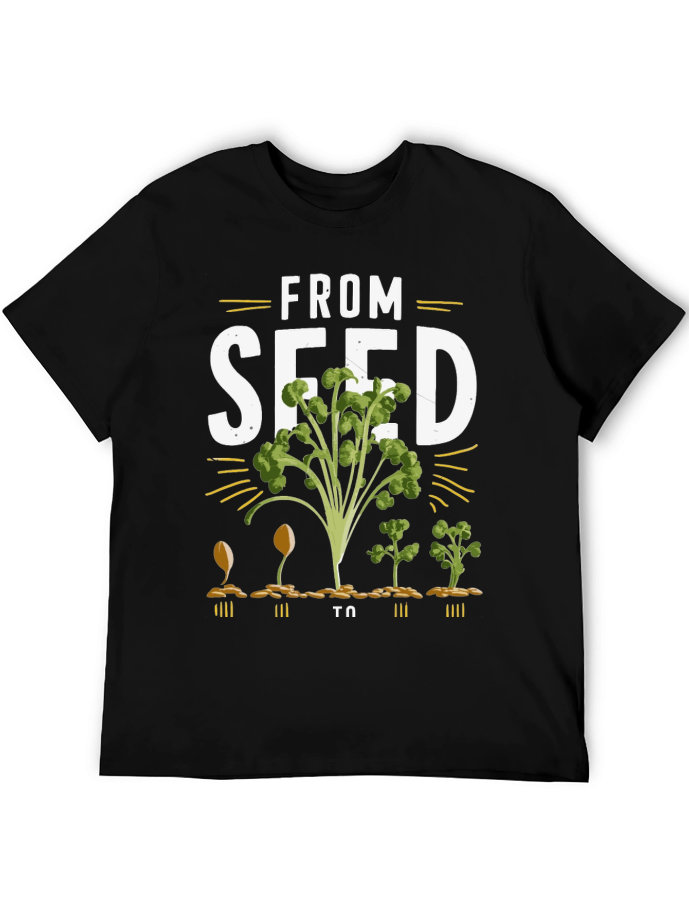 From Seed to Plant Graphic T-Shirt