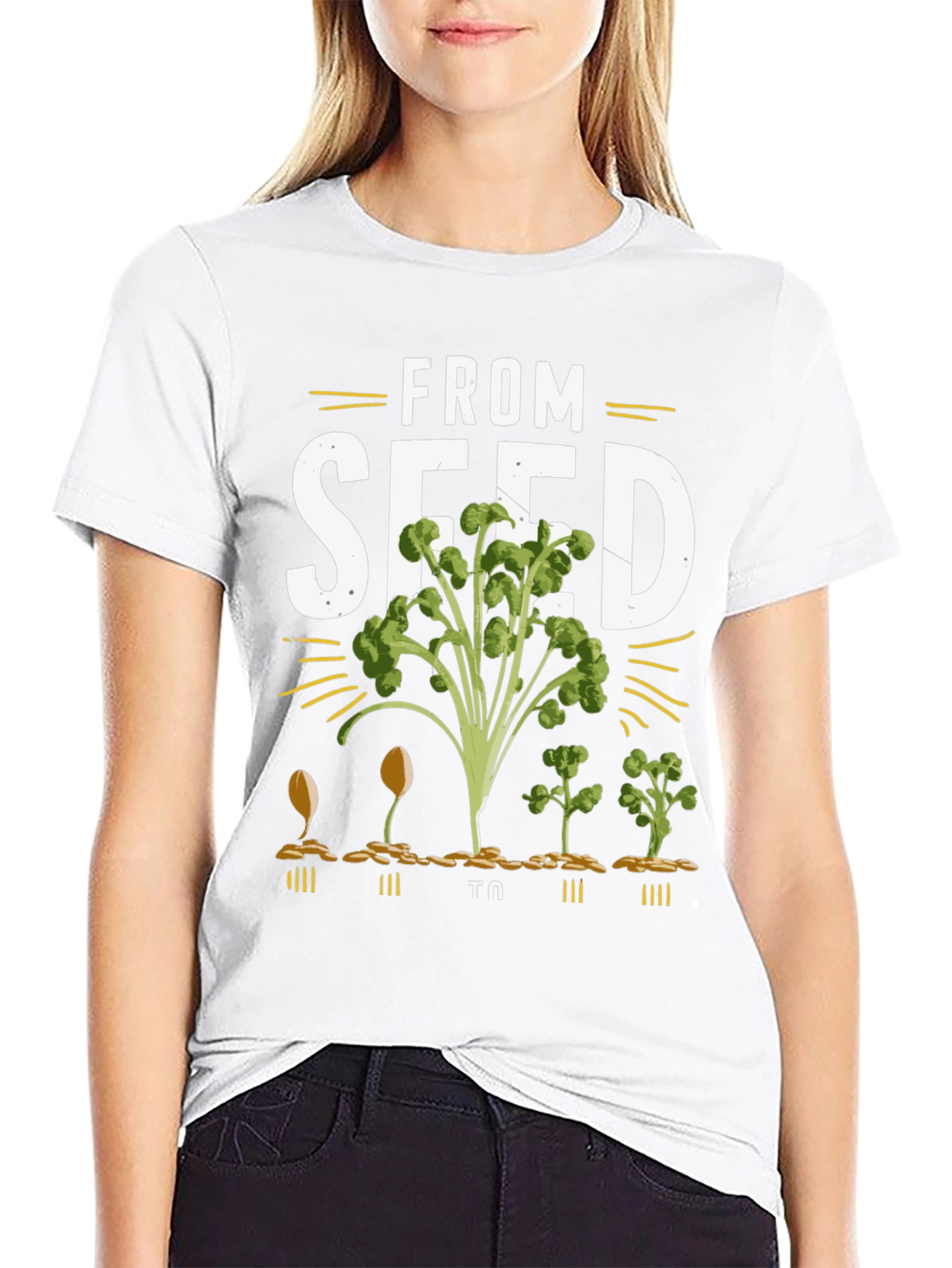 From Seed to Plant Graphic T-Shirt