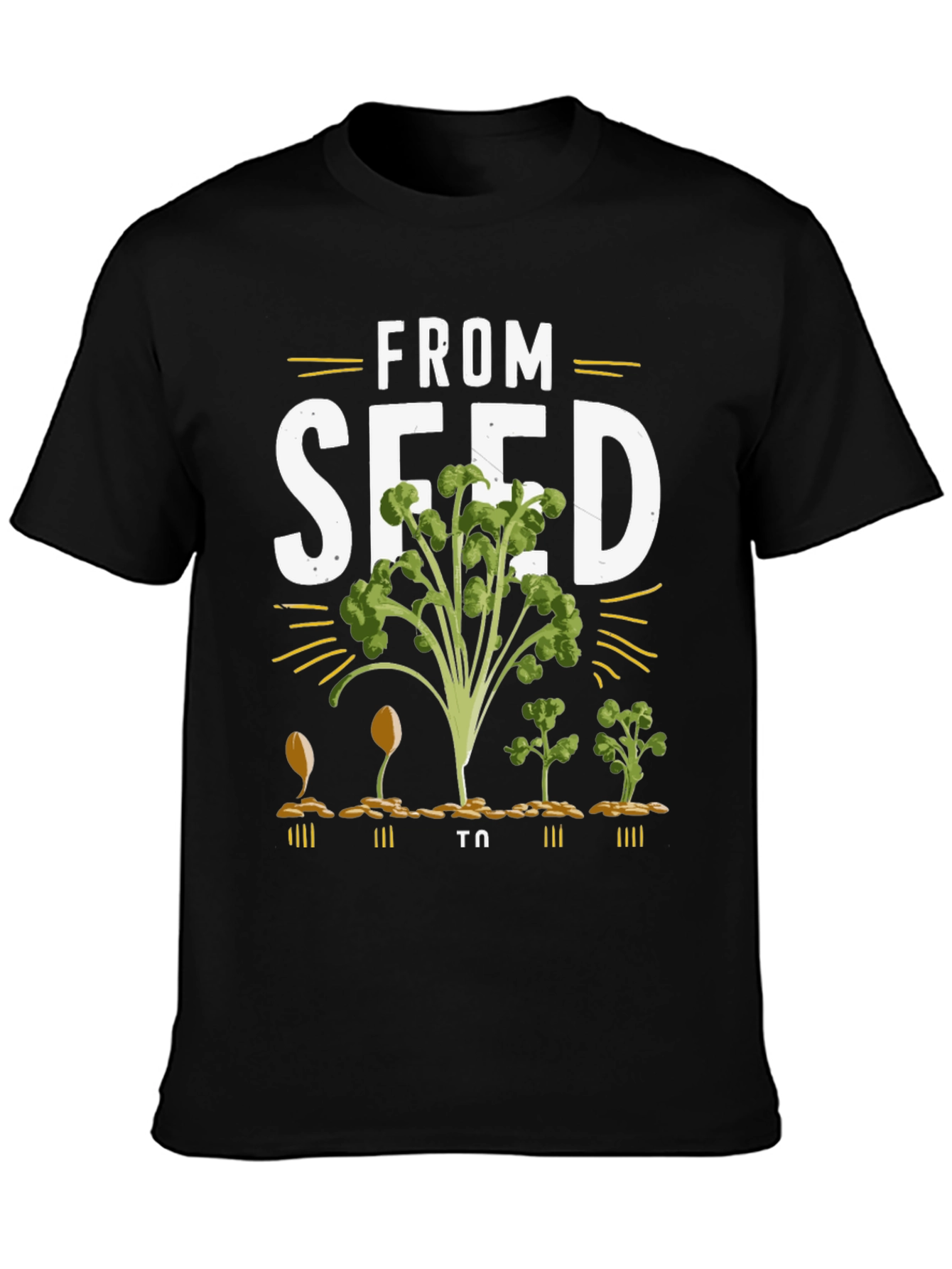 From Seed to Plant Graphic T-Shirt