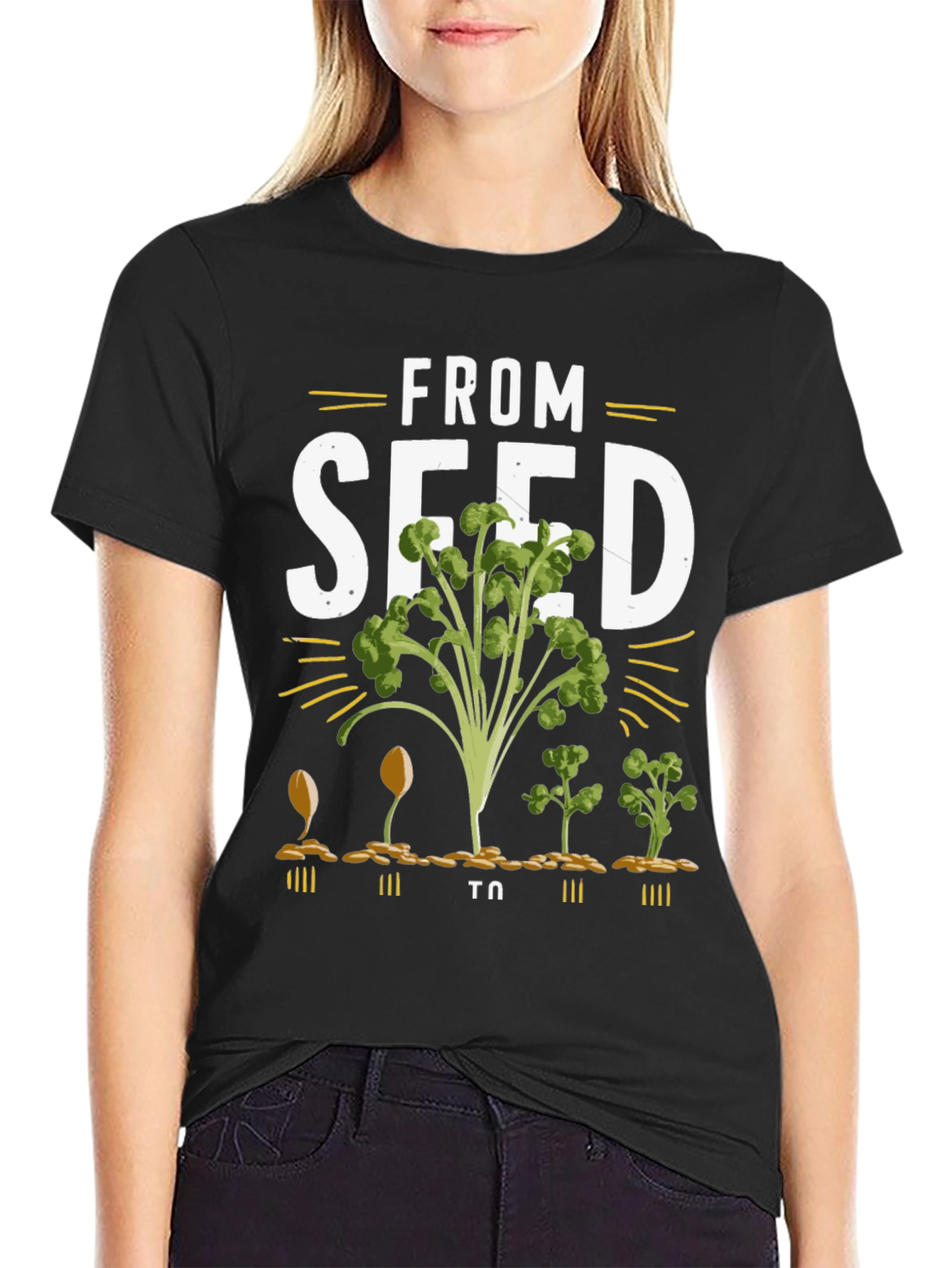 From Seed to Plant Graphic T-Shirt