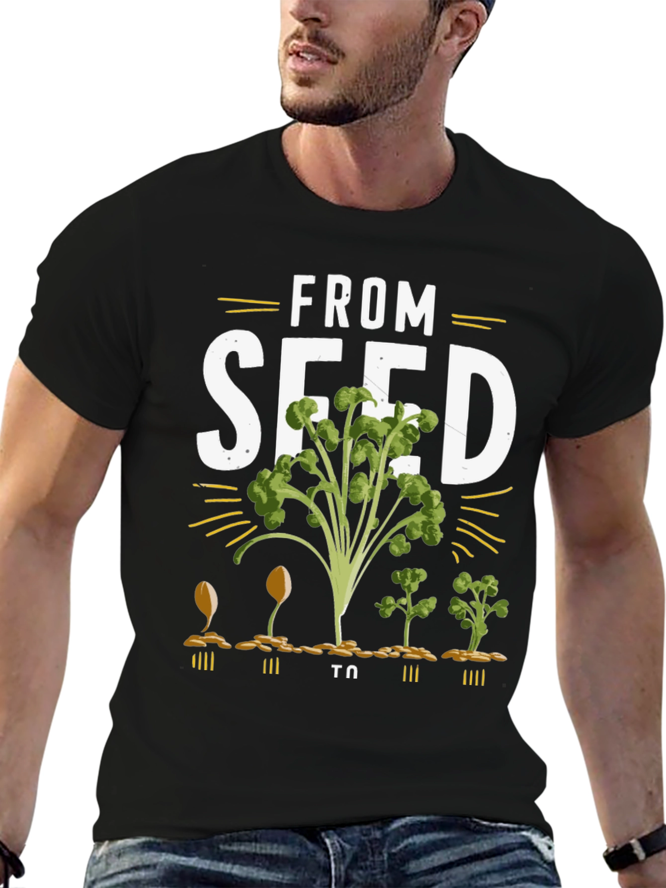 From Seed to Plant Graphic T-Shirt