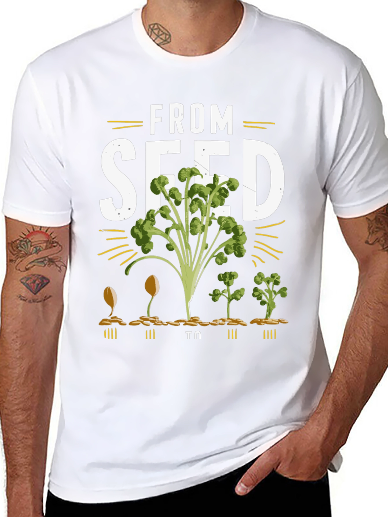 From Seed to Plant Graphic T-Shirt