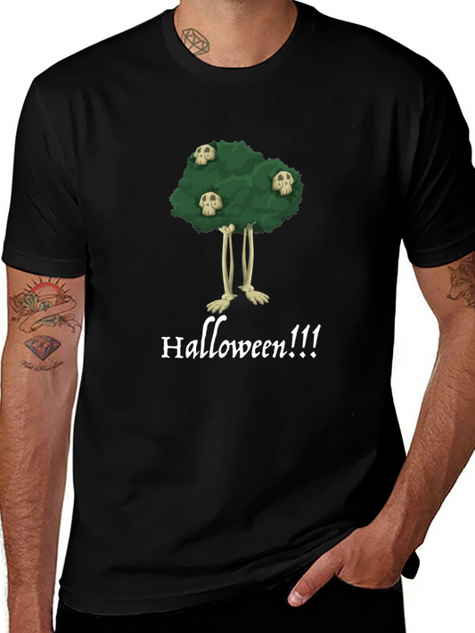 Halloween Tree Skull T-Shirt