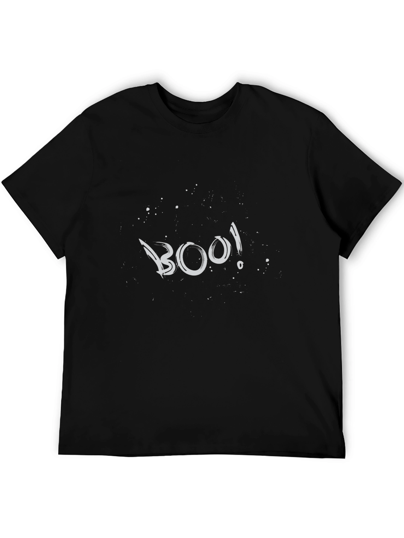 Boo! Graphic Tee - Mens Black Halloween T-Shirt